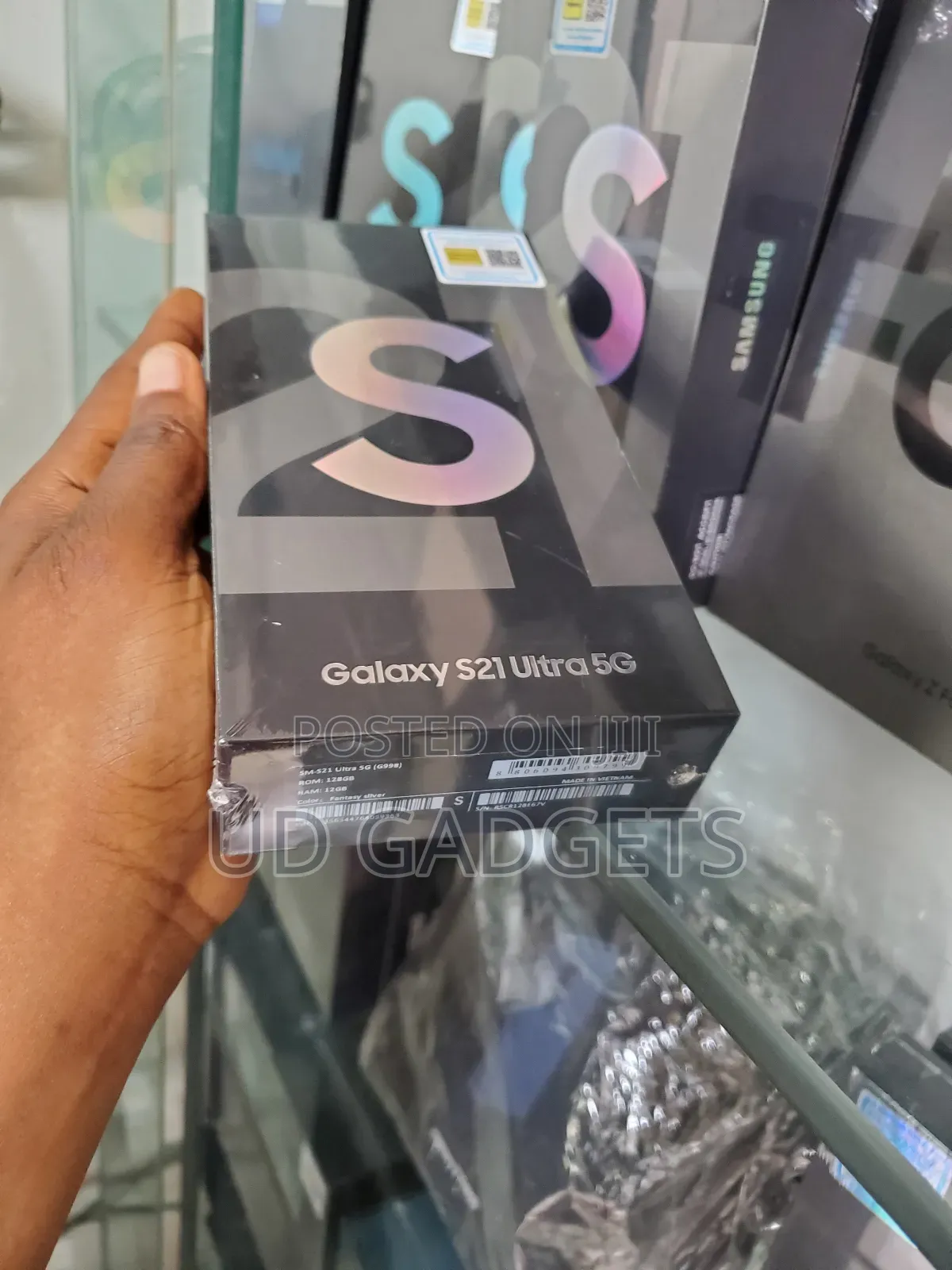 New Samsung Galaxy S21 Ultra 5G 128 GB Silver