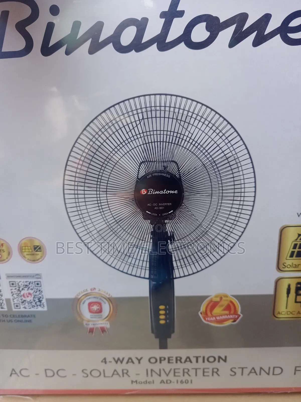Binatone Solar Inverter Stand Fan