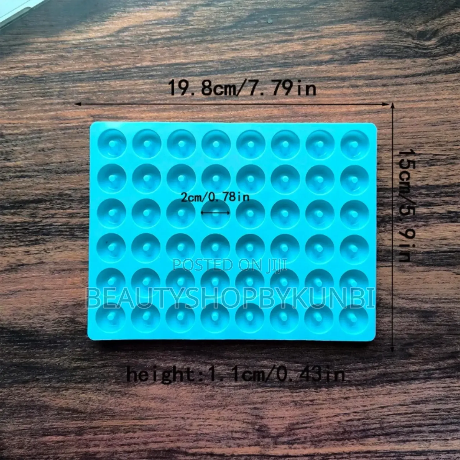 48 Holes Dougnut Shaped Silicone Mold