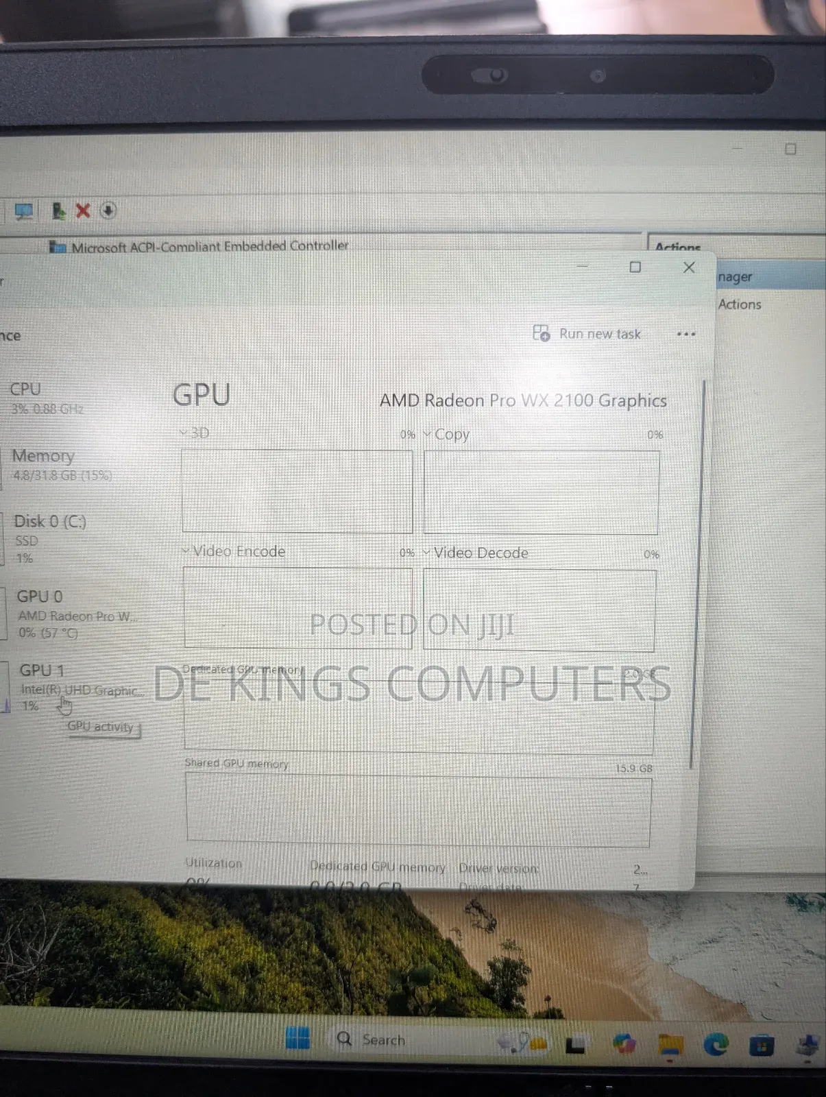 Laptop Dell Precision 3541 32GB Intel Core I7 SSD 512GB