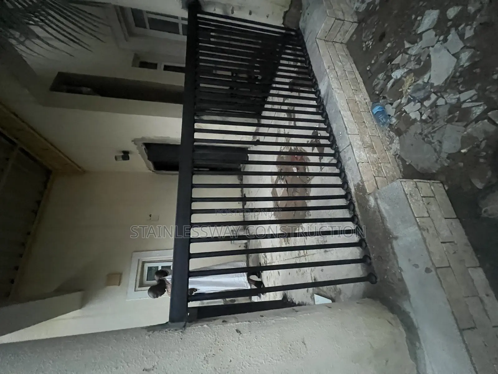 Iron Handrail on Balcony