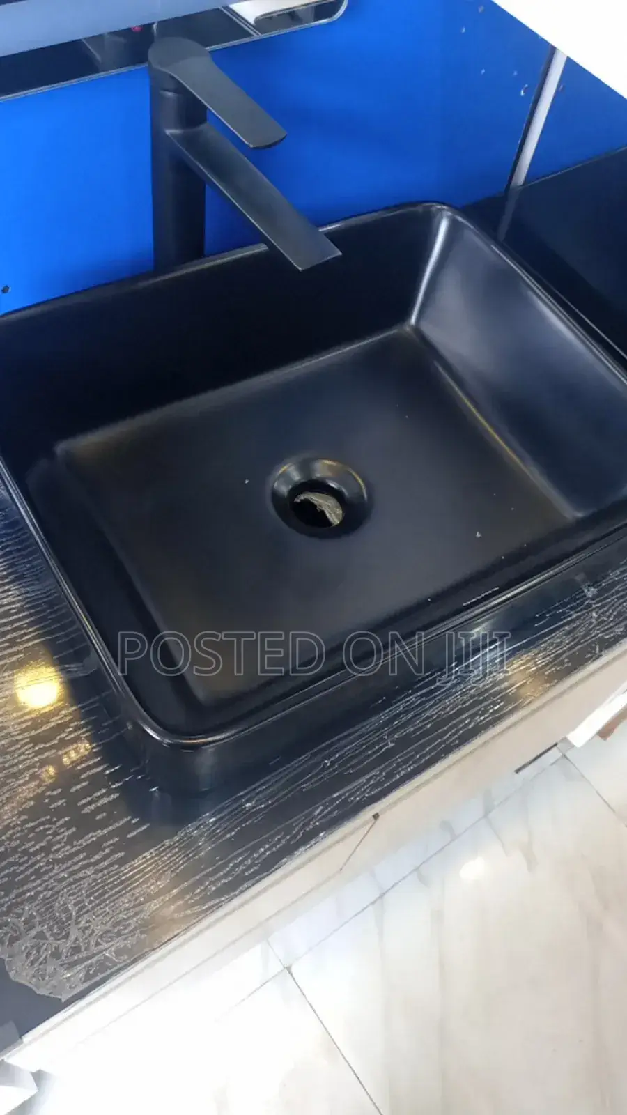 Cabinet Top Wash Basin Black