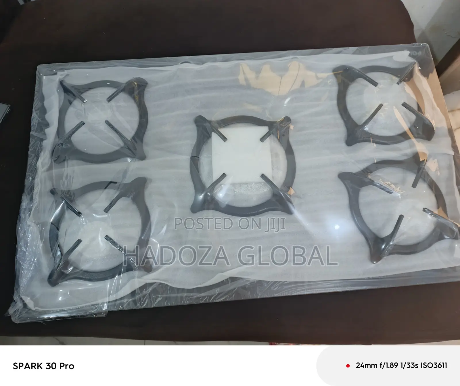 Durable 5-burner Inbuilt Stove With Real Glass – Polystar