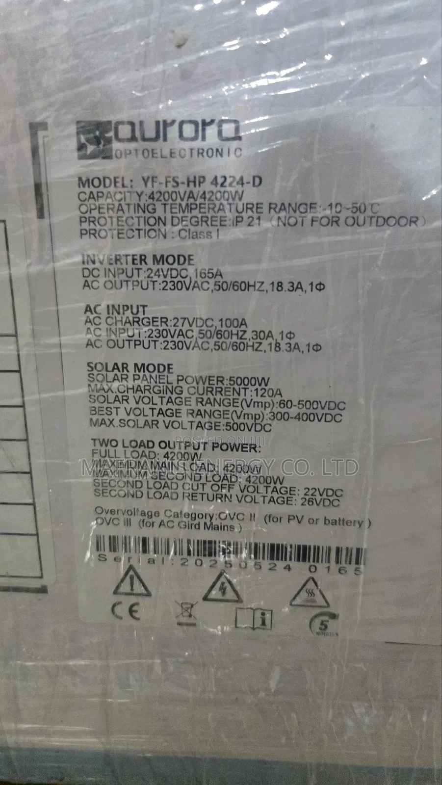 4.2kva 24v Aurora Solar Hybrid Inverter
