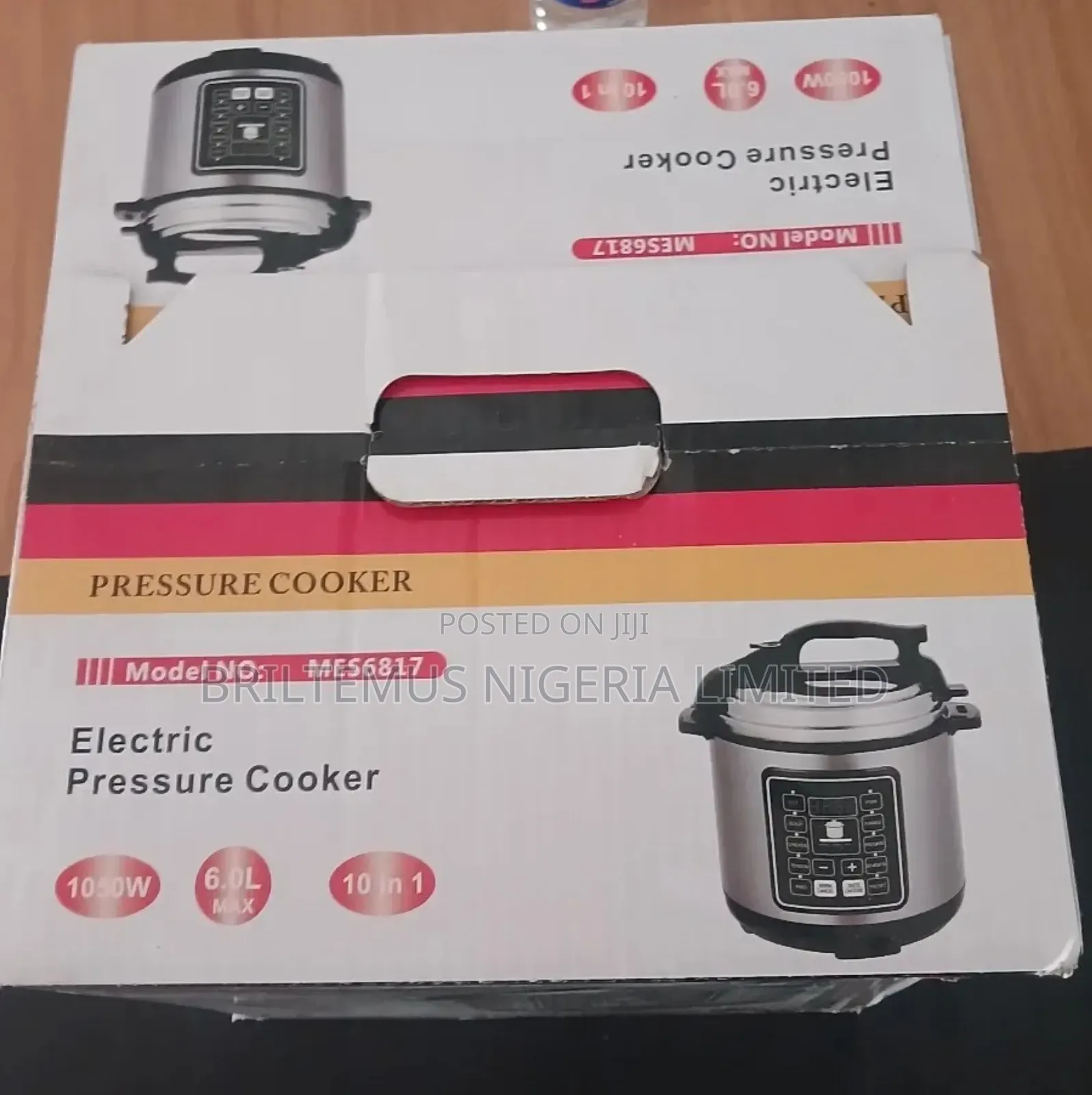 Pressure Cooker 10in1 6.0l 1050w