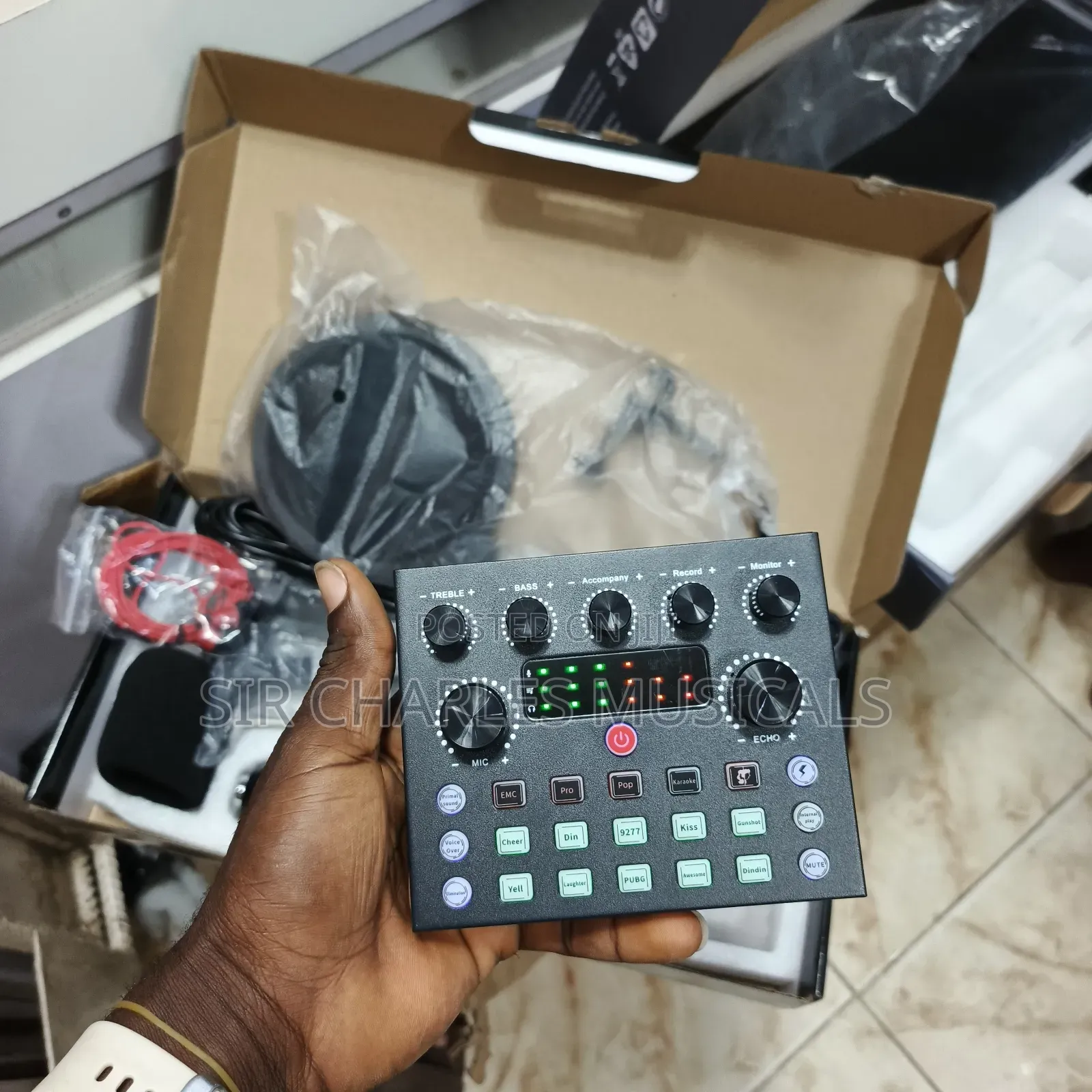 High Quality King's-Audio Bm-800 Condenser Mic With V8s Sound Card