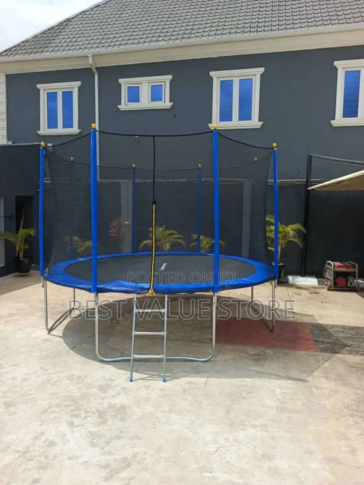 10ft Trampoline With Enclosure and Ladder 10ft Trampoline