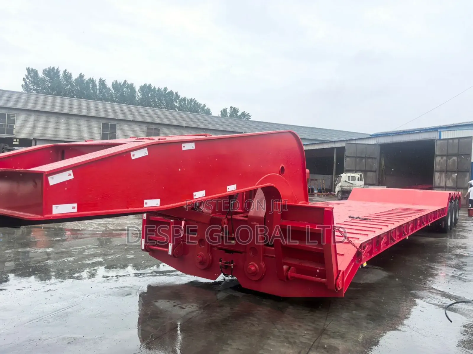 80ton Brand New Front Loader Lowbed With Discoupling Engine