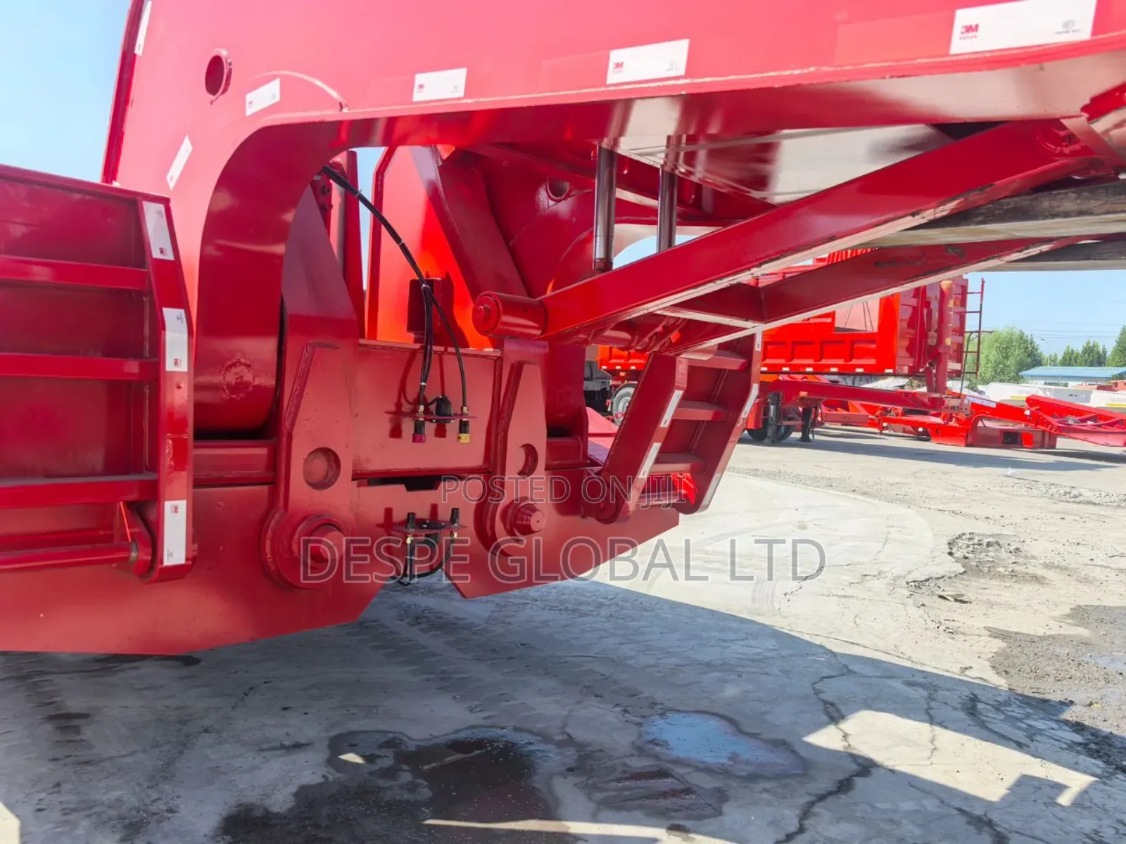 80ton Brand New Front Loader Lowbed With Discoupling Engine