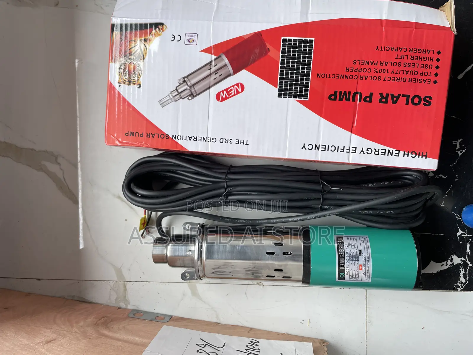 0.75hp Solar Submersible Water Pump