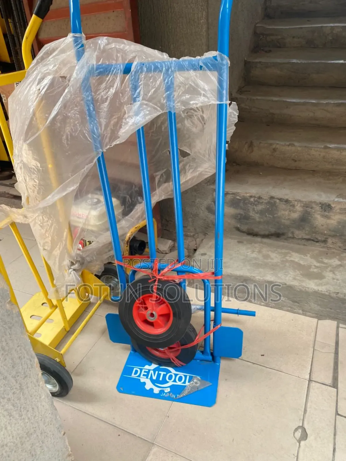 Pushing Trolly
