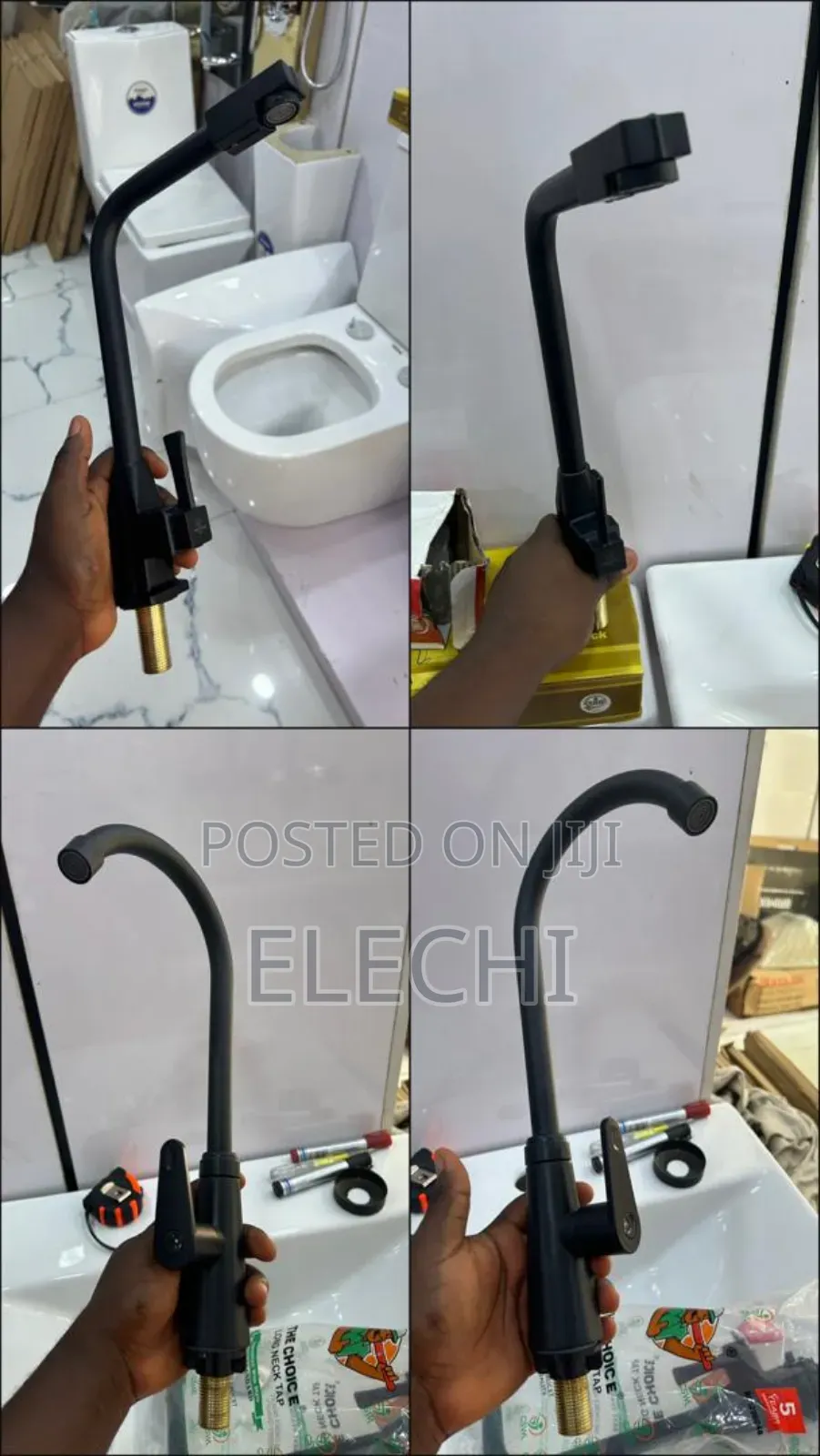 Kitchen Sink Black Tap