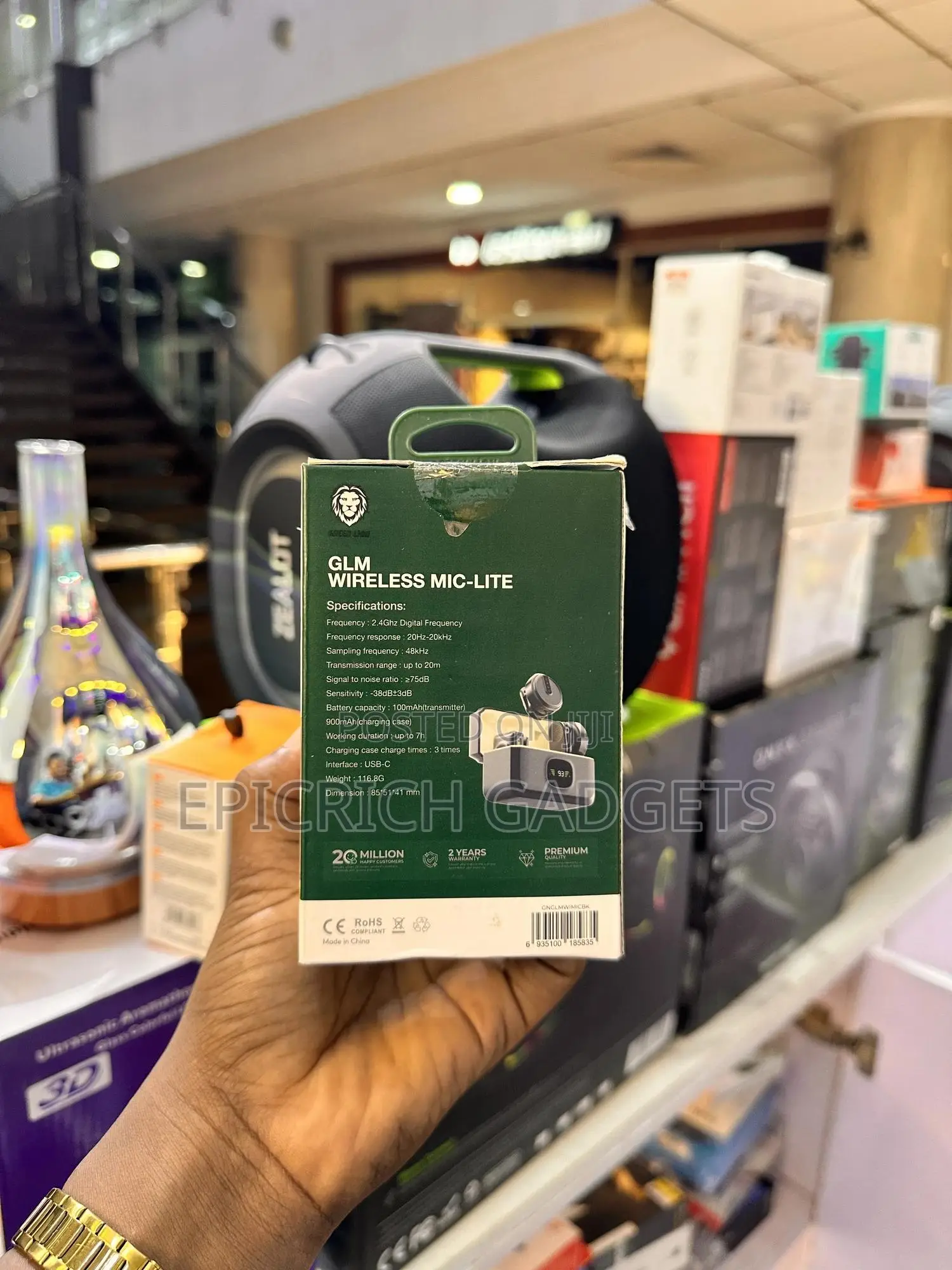 Green Lion Lapel Wireless Mic