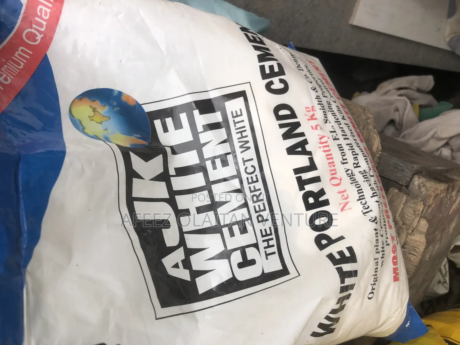 Ajk White Cement That Use for Taxis