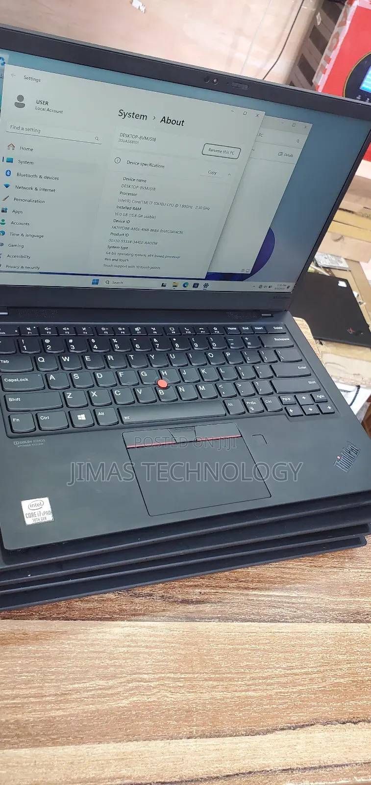Laptop Lenovo ThinkPad X1 Carbon 16GB Intel Core i7 SSD 256GB