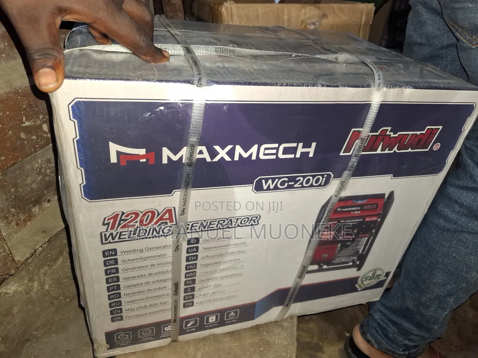 Maxmech 120a Start And Welding Generator  Wg_200i