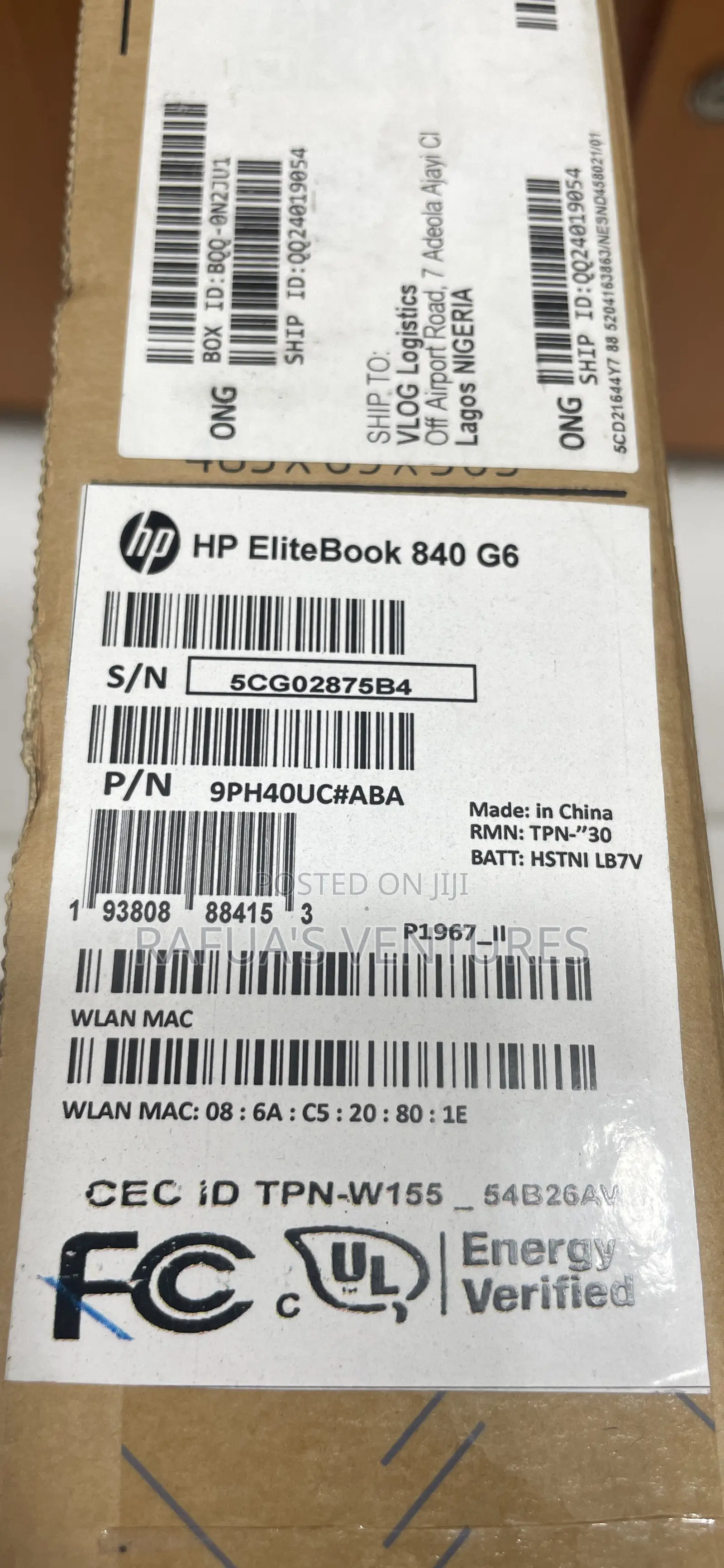 New Laptop HP EliteBook 840 G6 16GB Intel Core i5 SSD 512GB