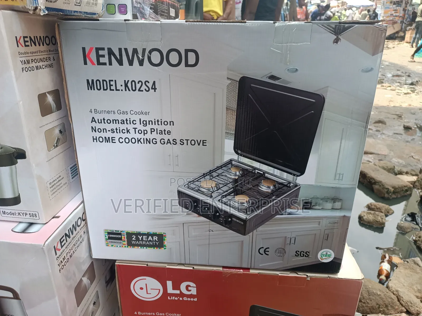 Kenwood 4 Burner Table Gas - Big Size