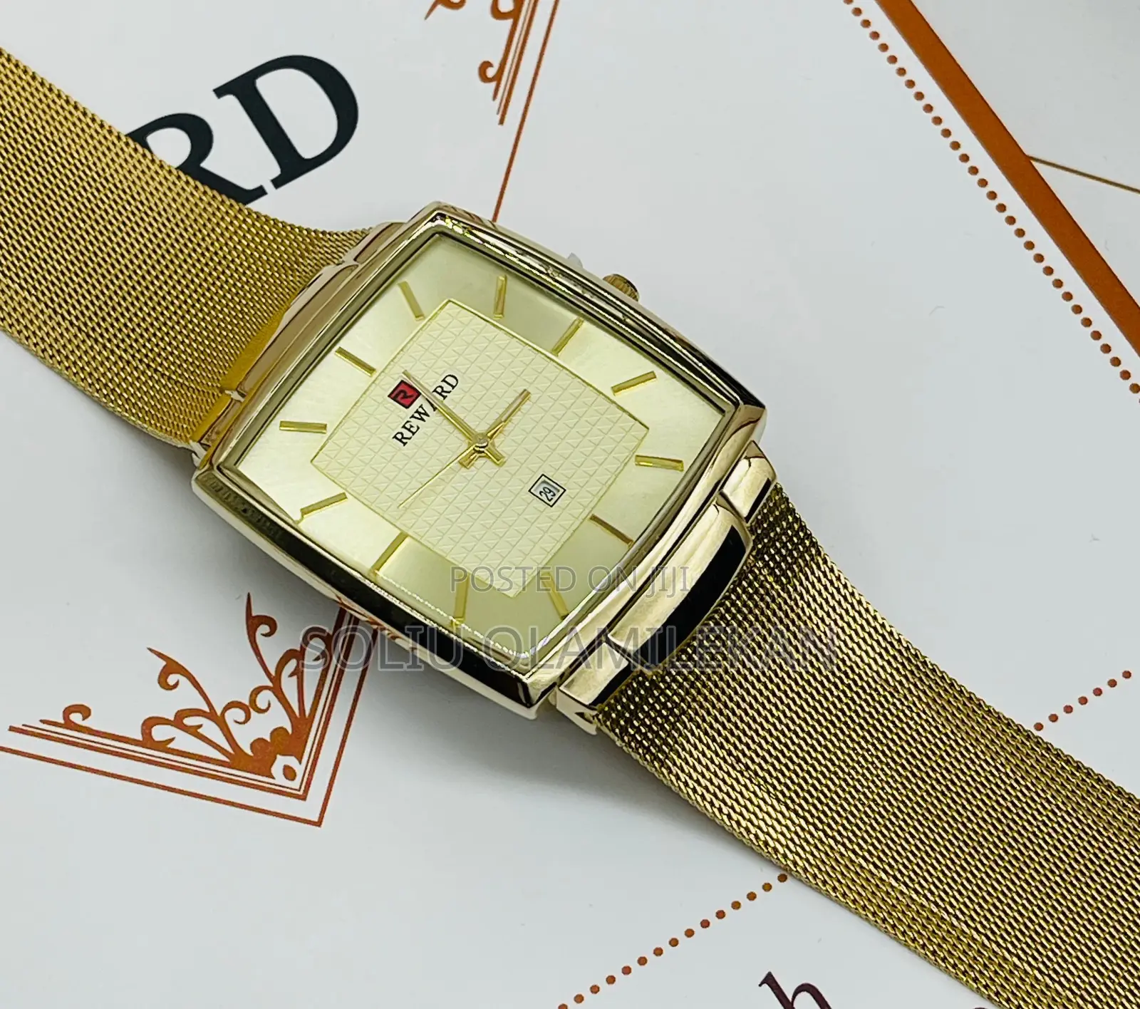 Reward Waterproof Net Chain Wristwatch