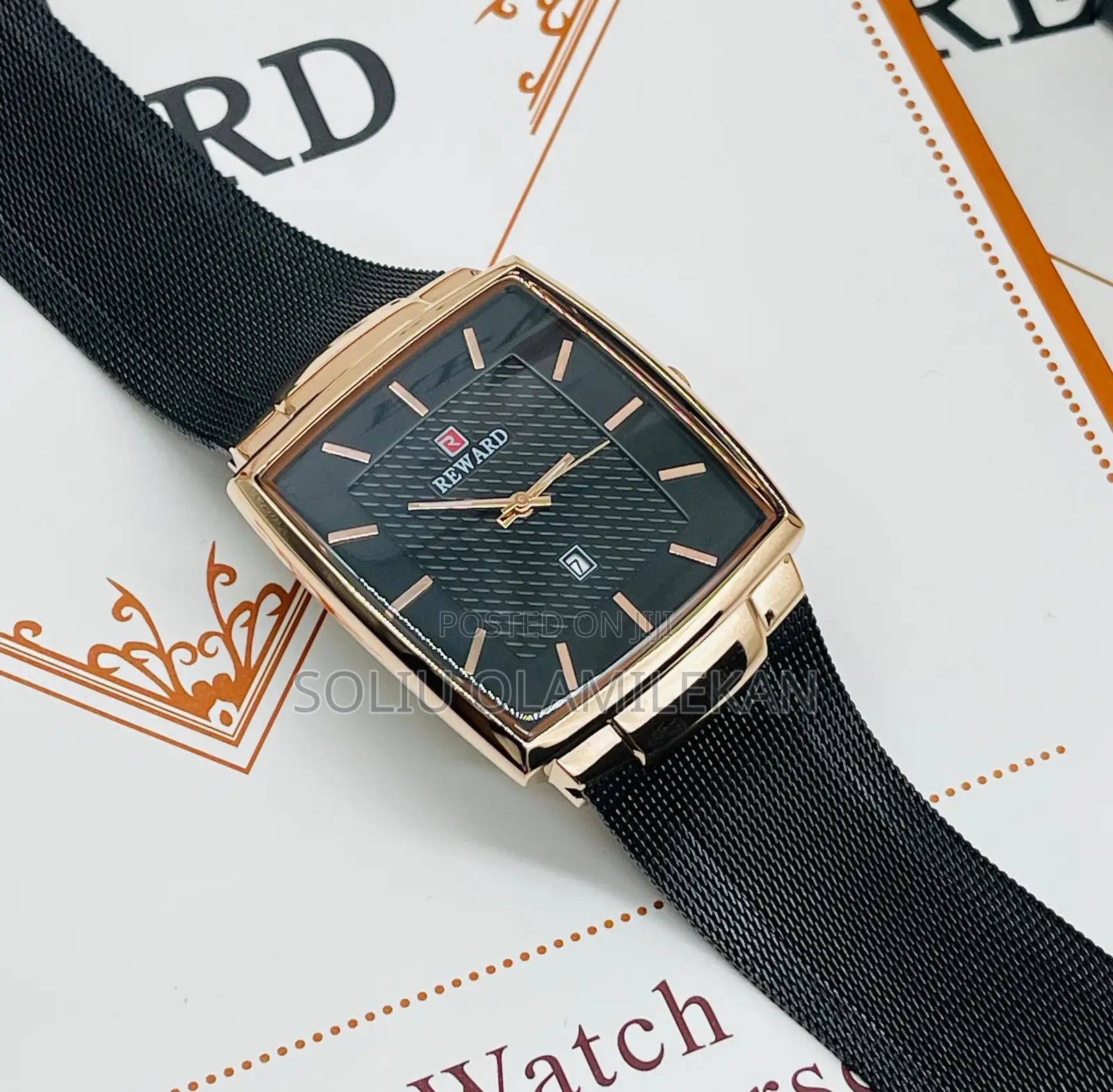 Reward Waterproof Net Chain Wristwatch