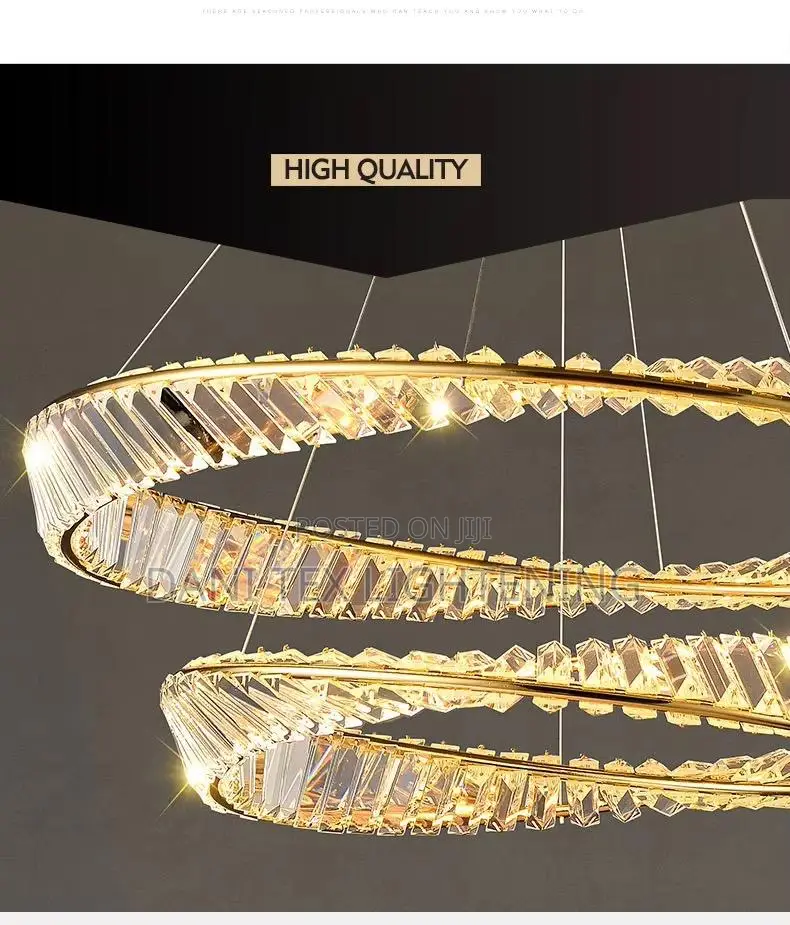 Modern Luxury Crystal Pendant Lights Living Dining Room Bedroom