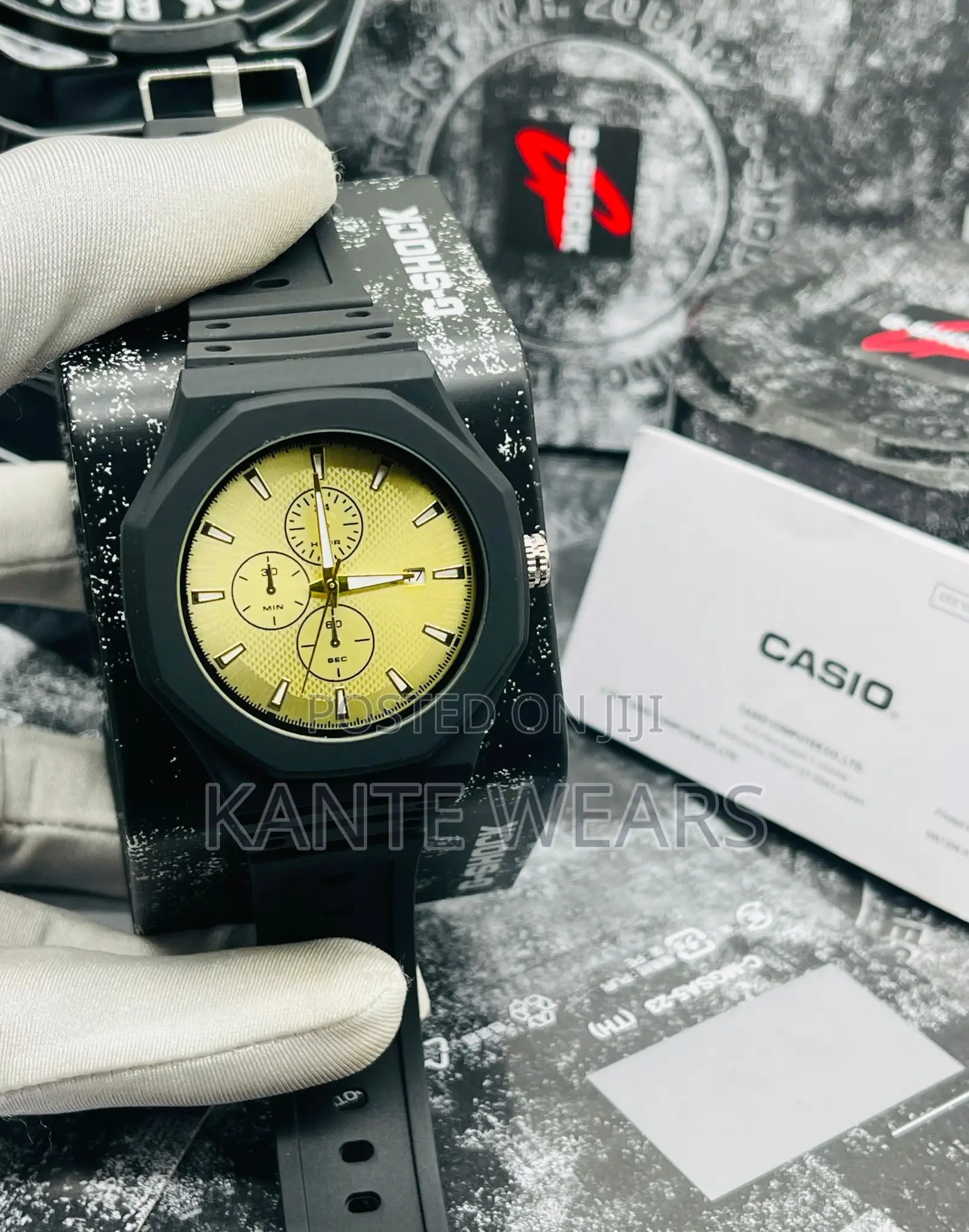 Gshock Casio Quartz Rubber Wristwatch