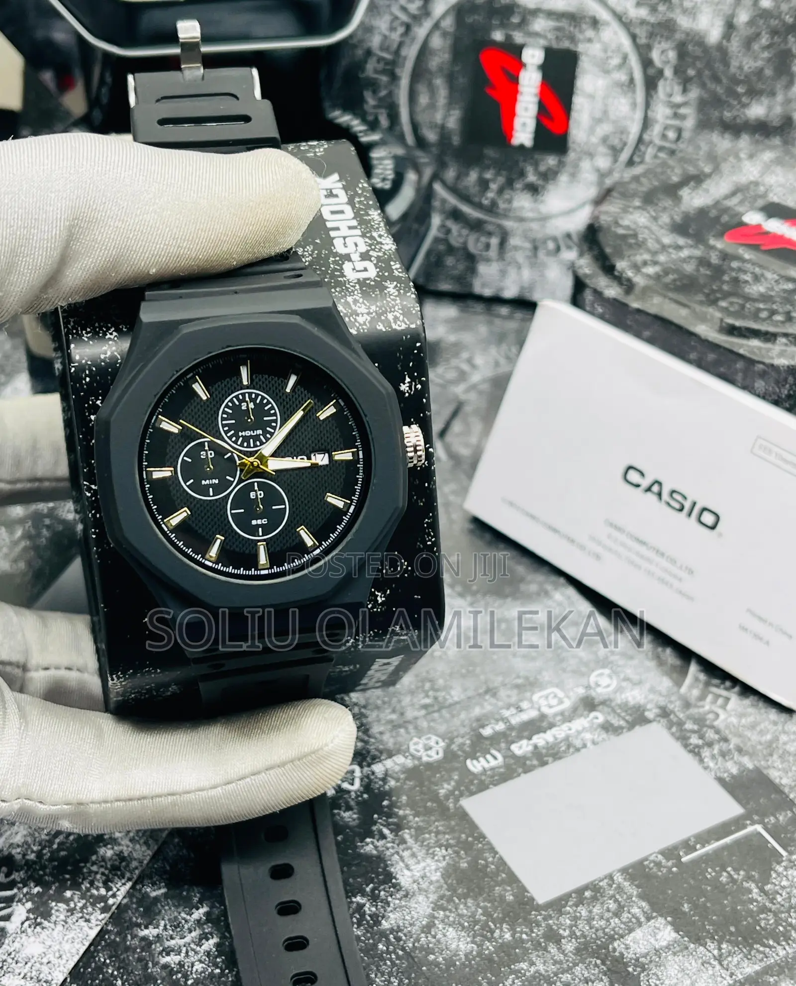 Gshock Casio Quartz Rubber Wristwatch