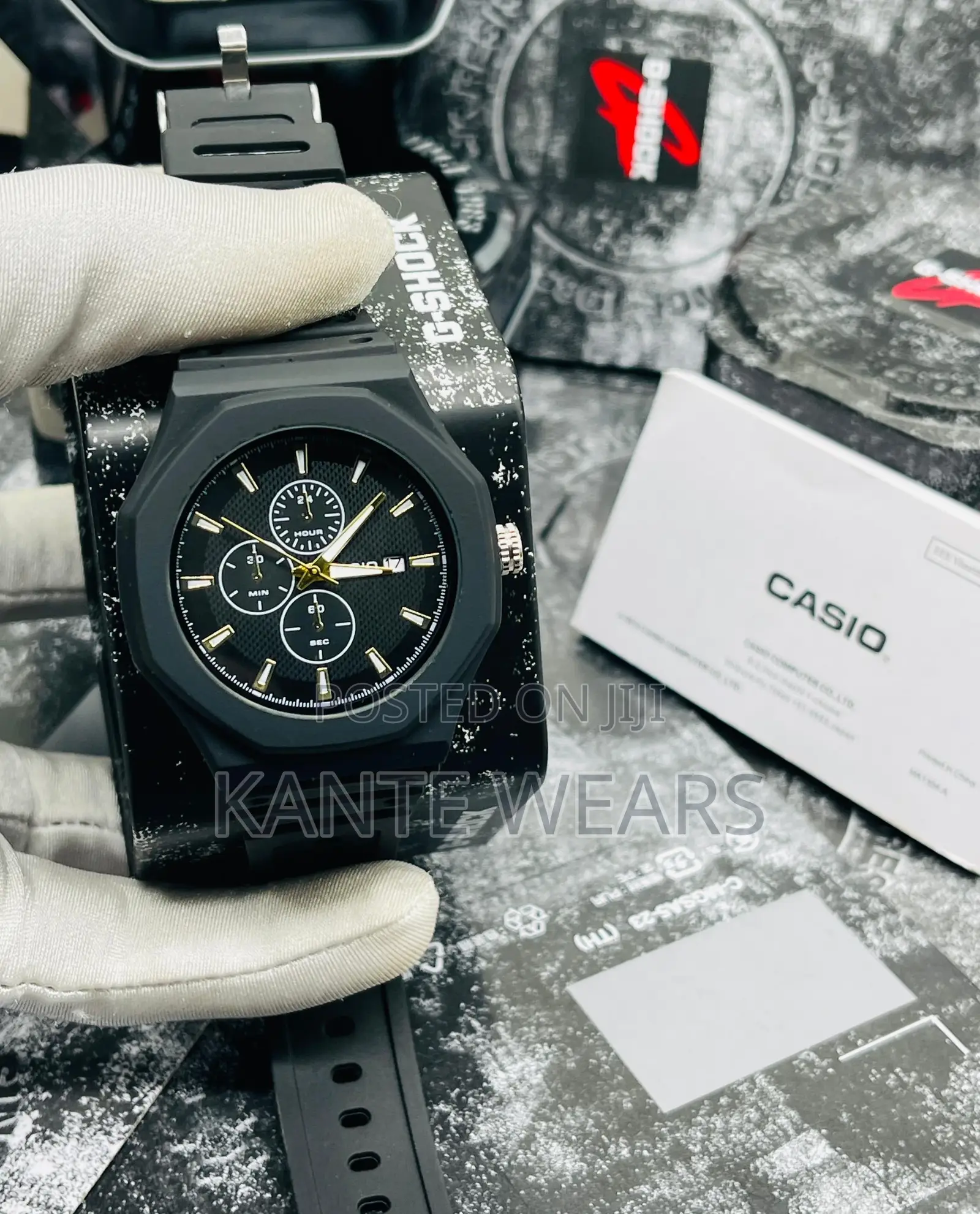 Gshock Casio Quartz Rubber Wristwatch