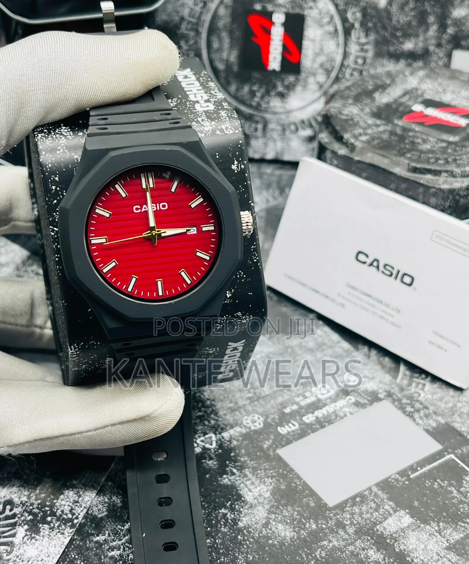 Gshock Casio Quartz Rubber Wristwatch
