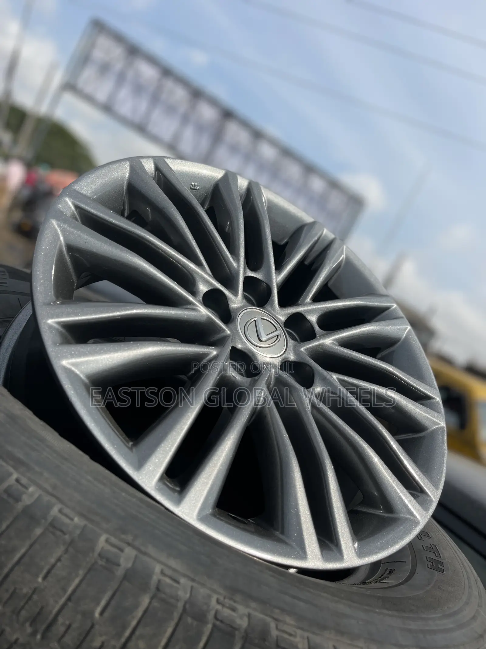 17 Inch Alloy Rim Hyper Silver For Lexus/Toyota Cars