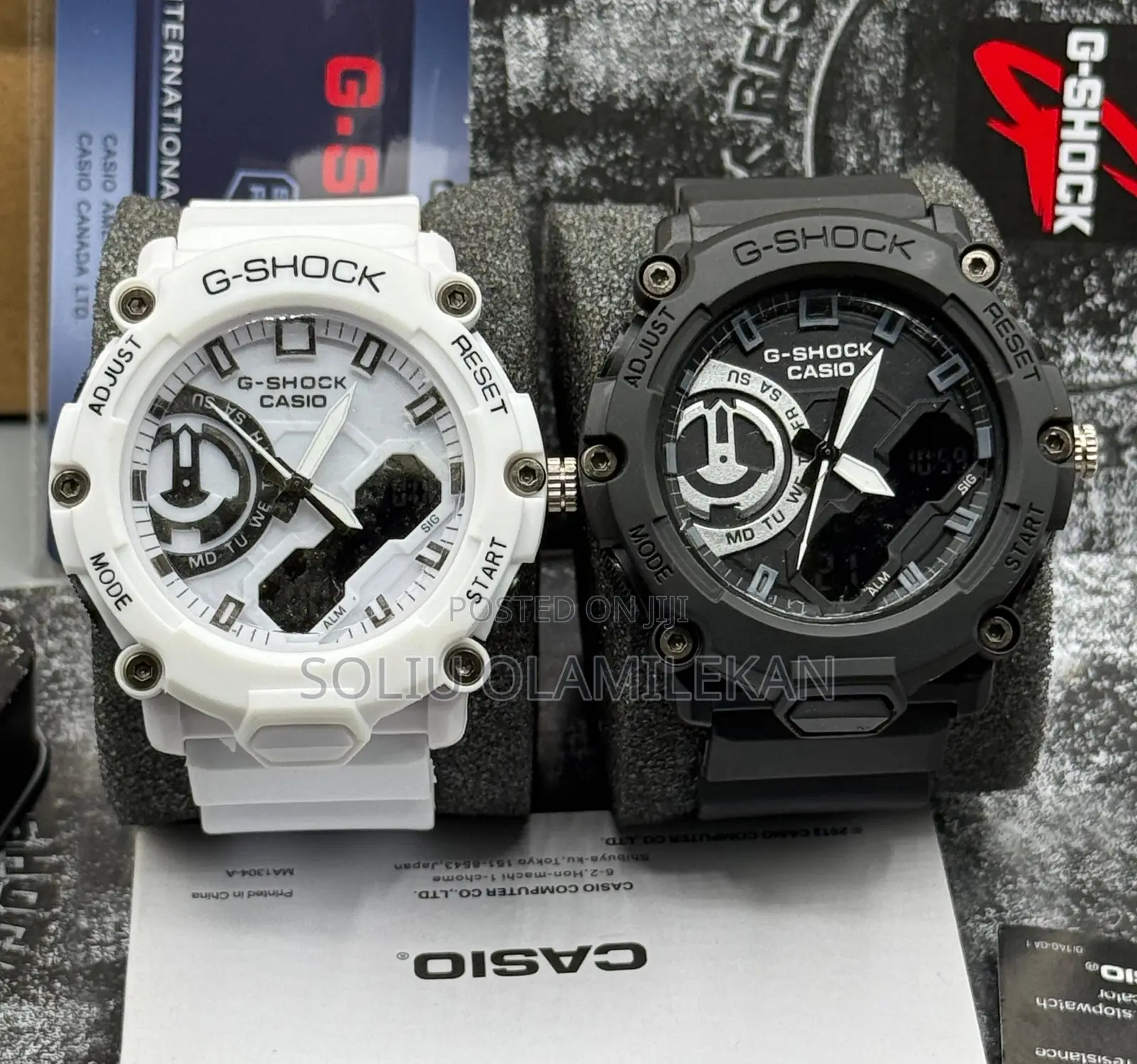 G-Shock Watch With Box and Card
