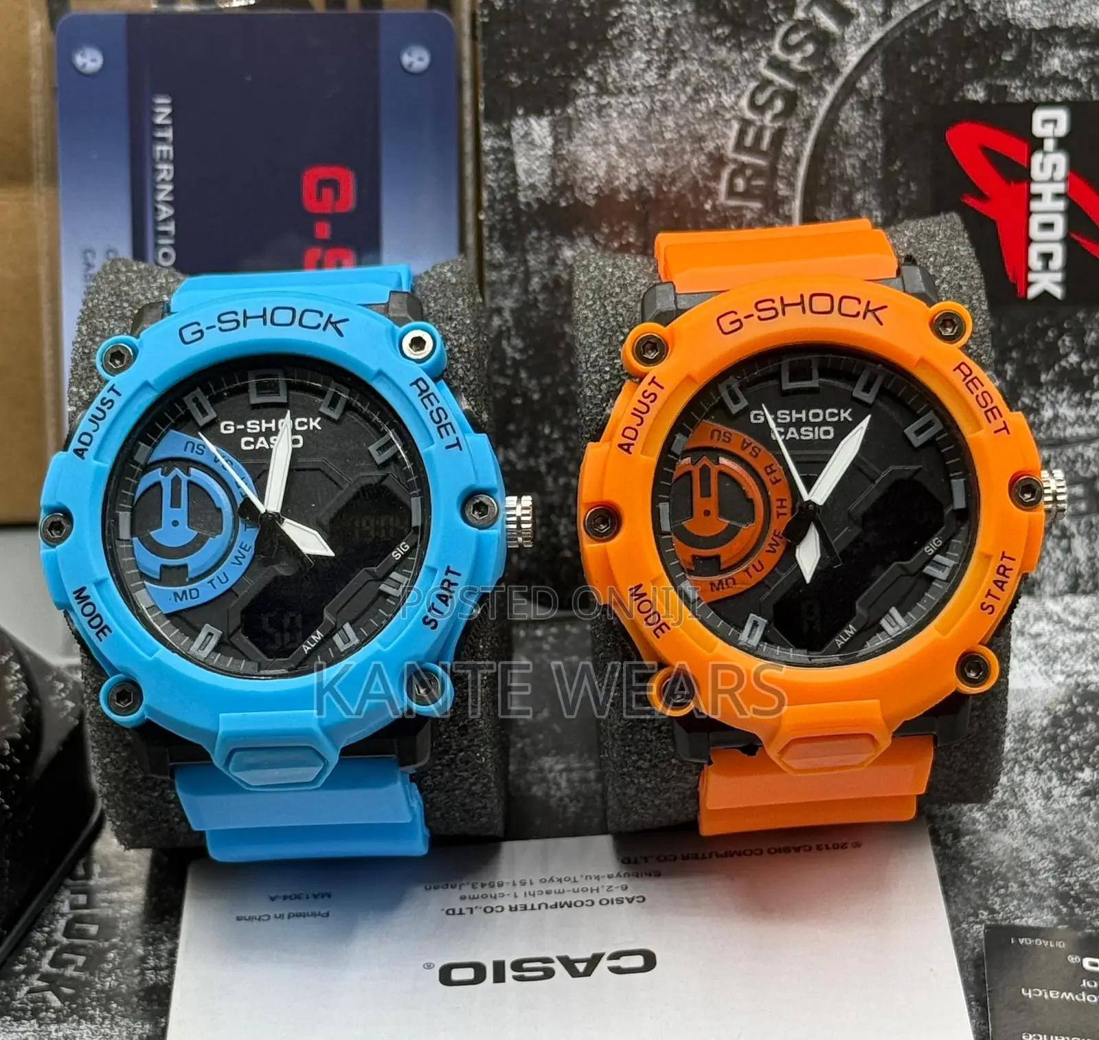 G-Shock Watch With Box and Card