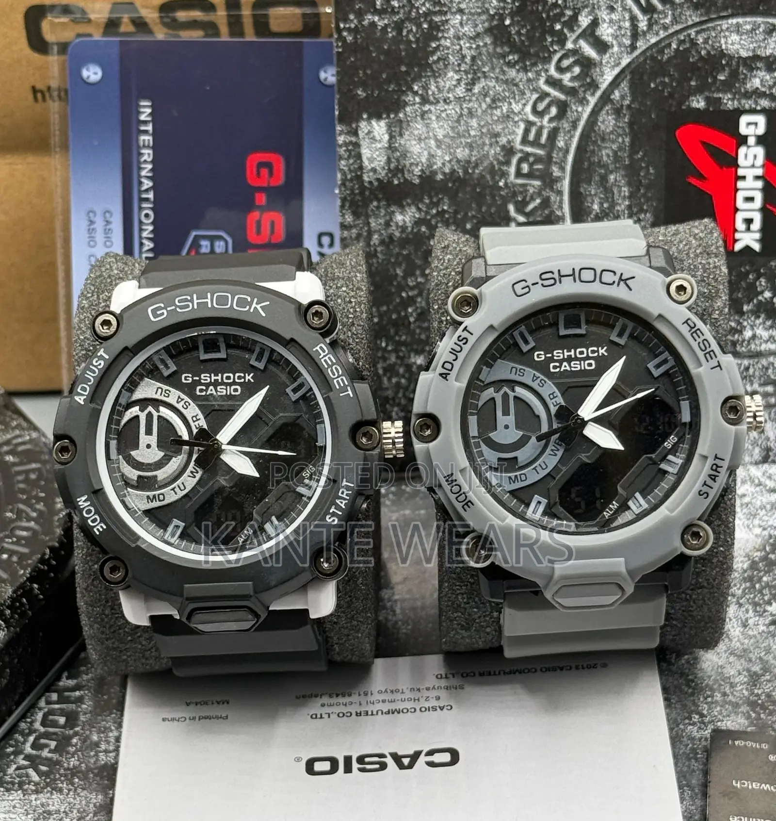 G-Shock Watch With Box and Card