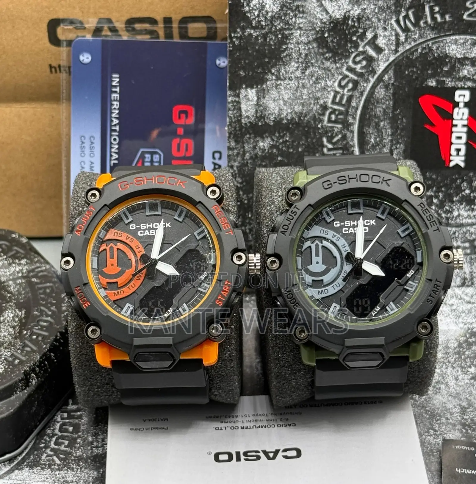 G-Shock Watch With Box and Card
