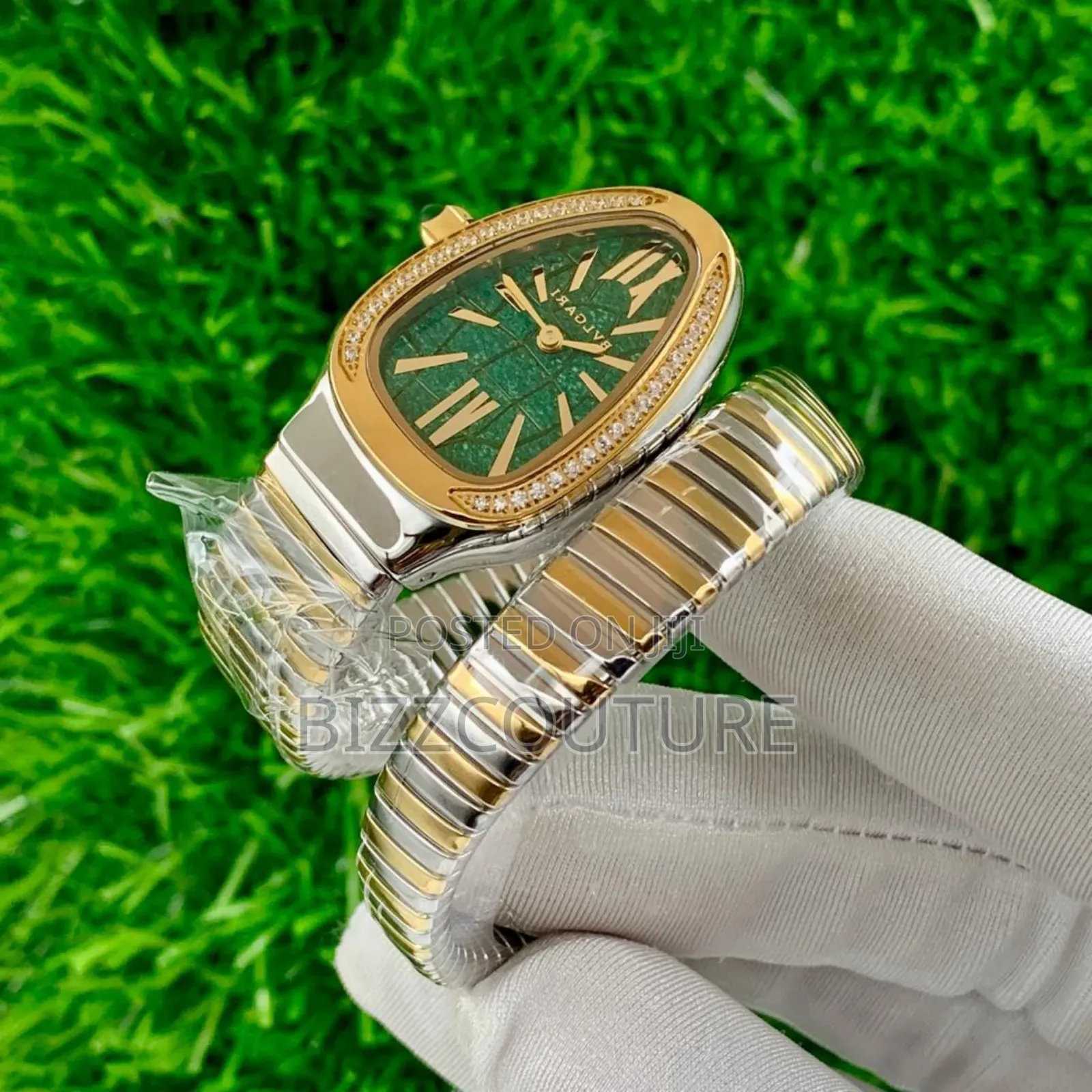 Original Bvlgari Iced Two-Tone Stainless Steel, Quartz Watch