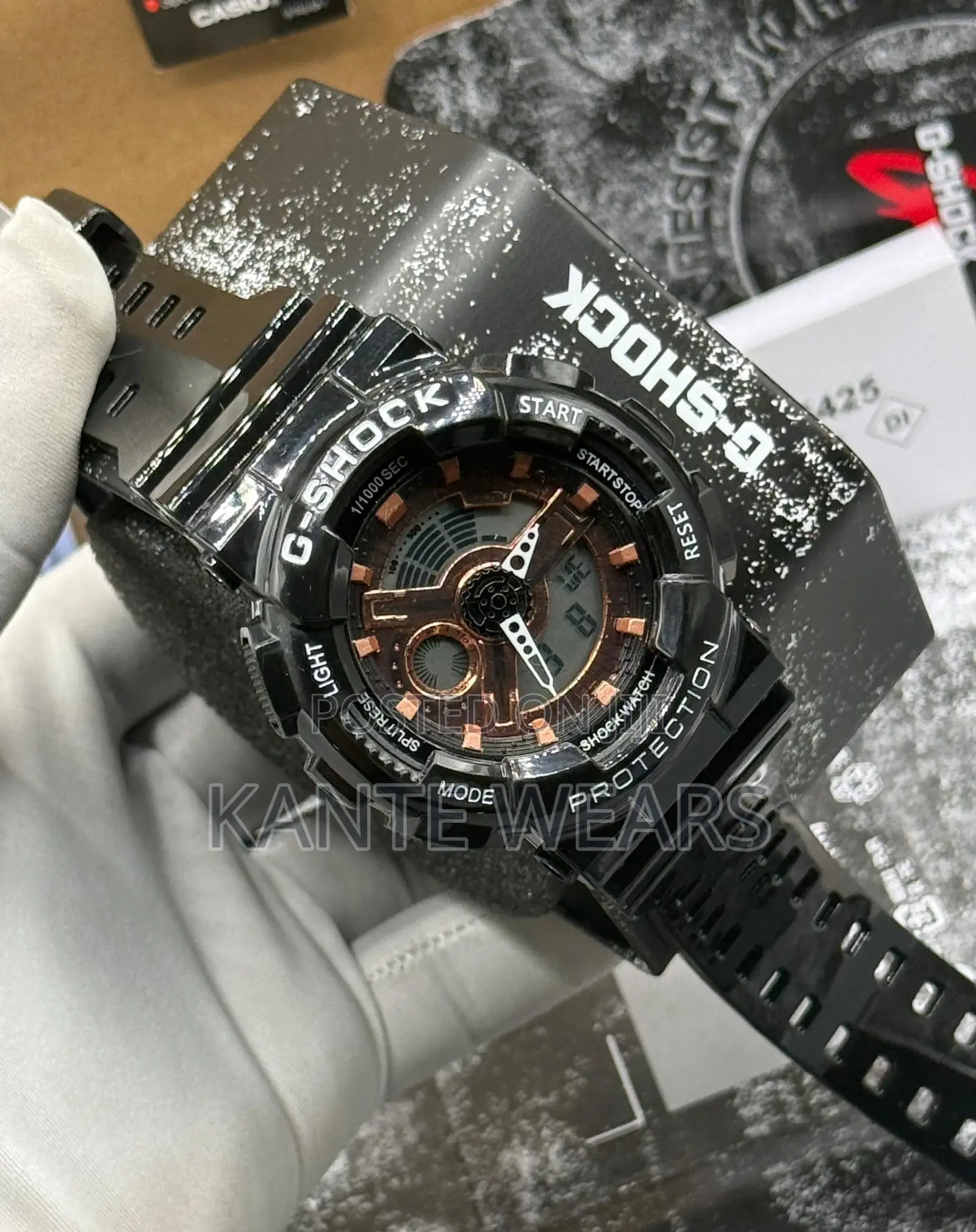 Full Package Box and Card G-Shock