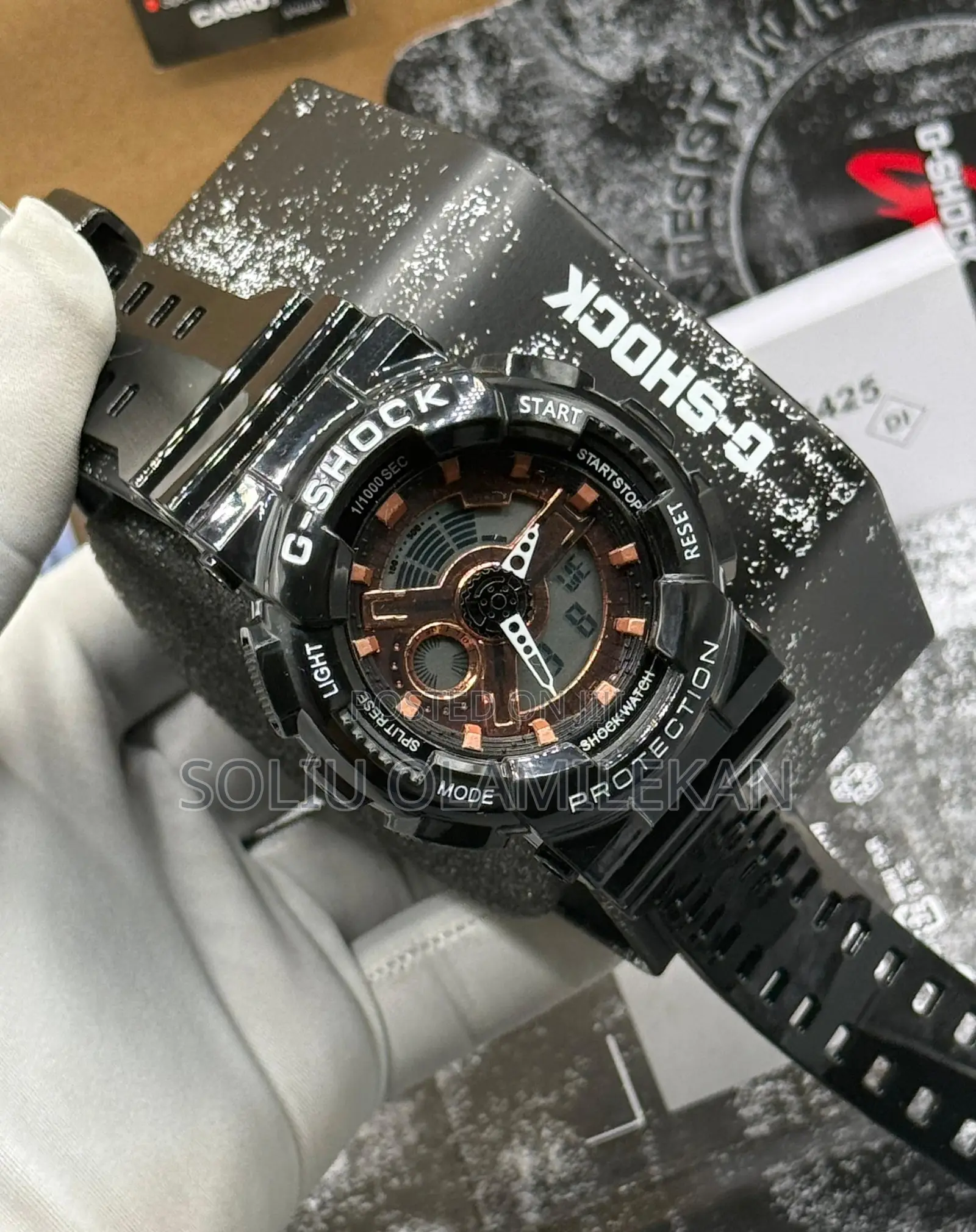 Full Package Box and Card G-Shock