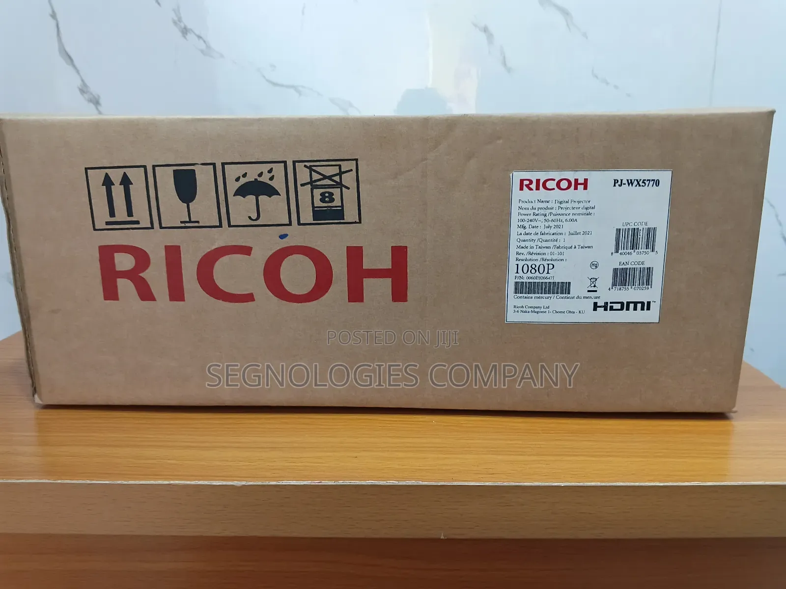 Ricoh Pj_wx5770 5200 Lumens