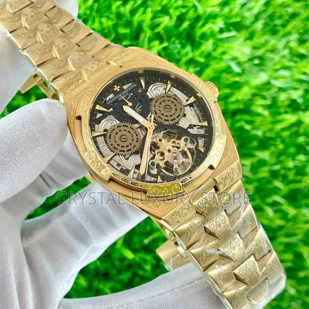 Vacheron Constantin Quality Luxury Men Chain Strap Wristwatch