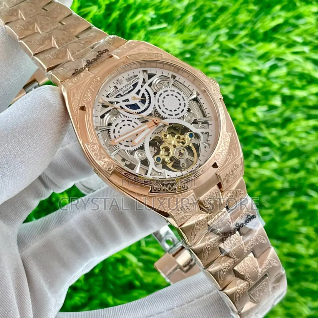 Vacheron Constantin Quality Luxury Men Chain Strap Wristwatch