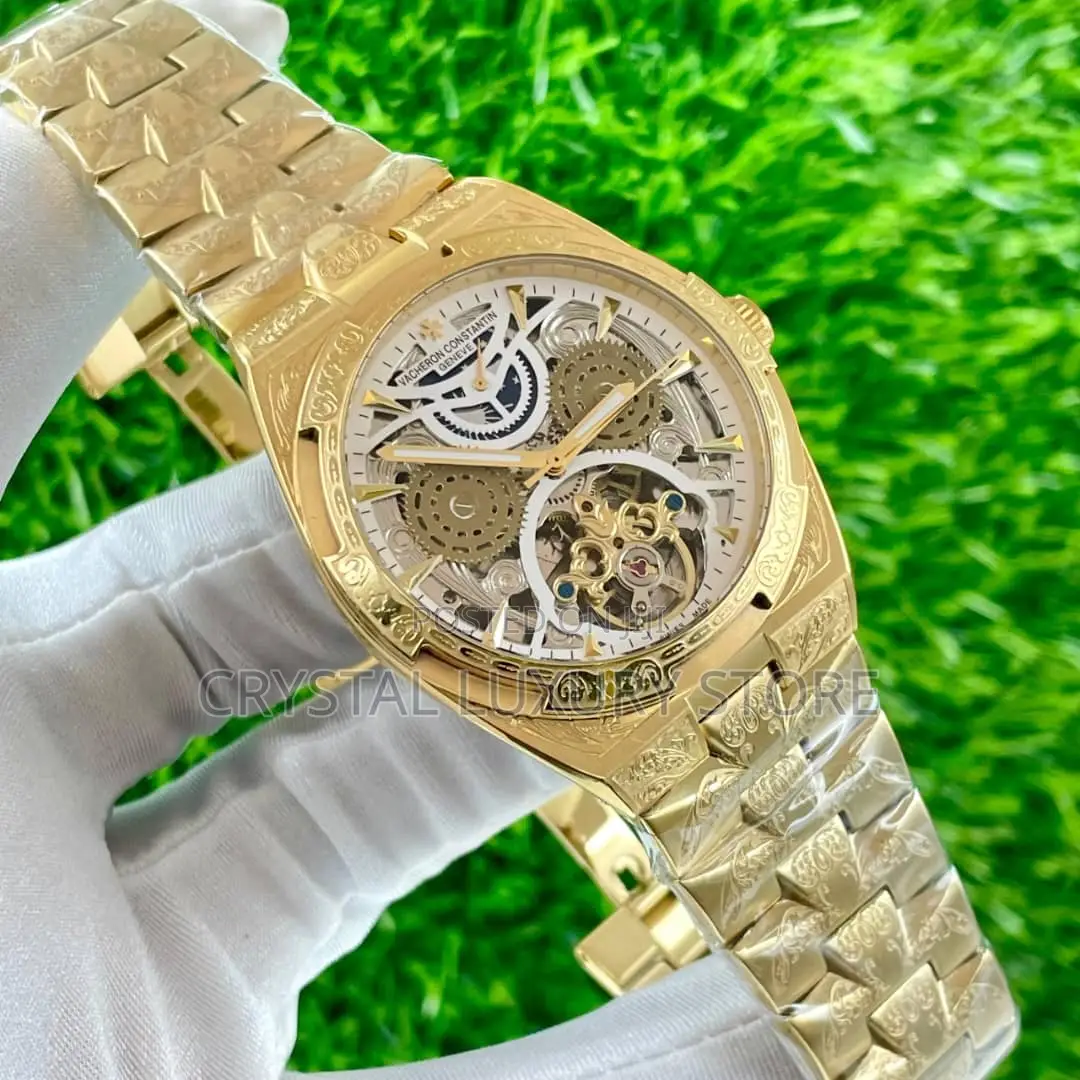 Vacheron Constantin Quality Luxury Men Chain Strap Wristwatch