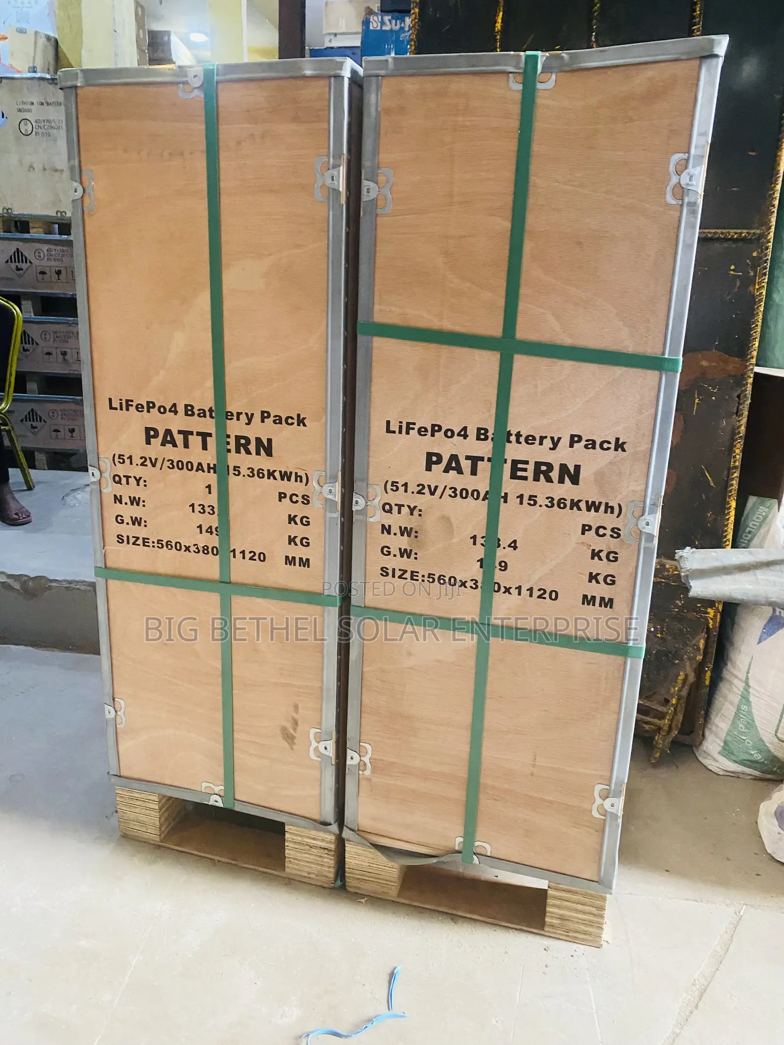 15kwh 51.2v 300ah Parttern Solar Lithium Iron Battery