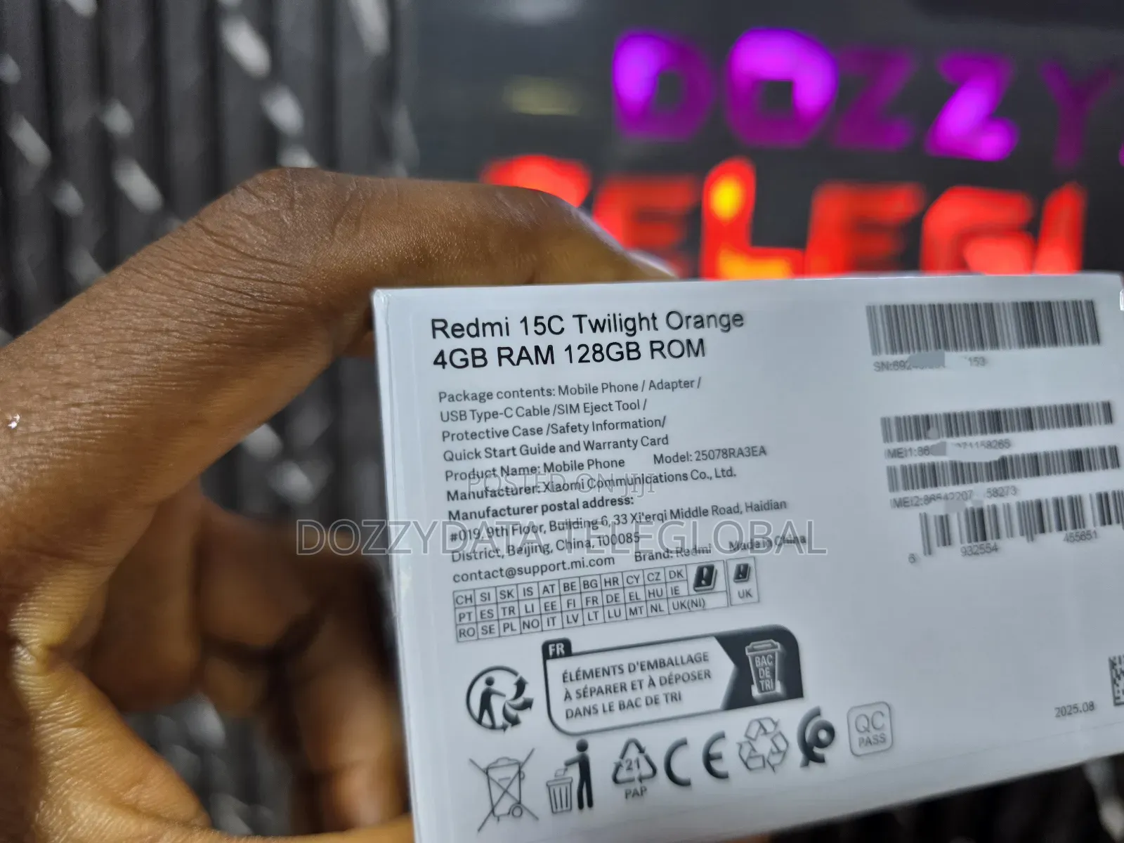 New Xiaomi Redmi 15C 4G 128 GB