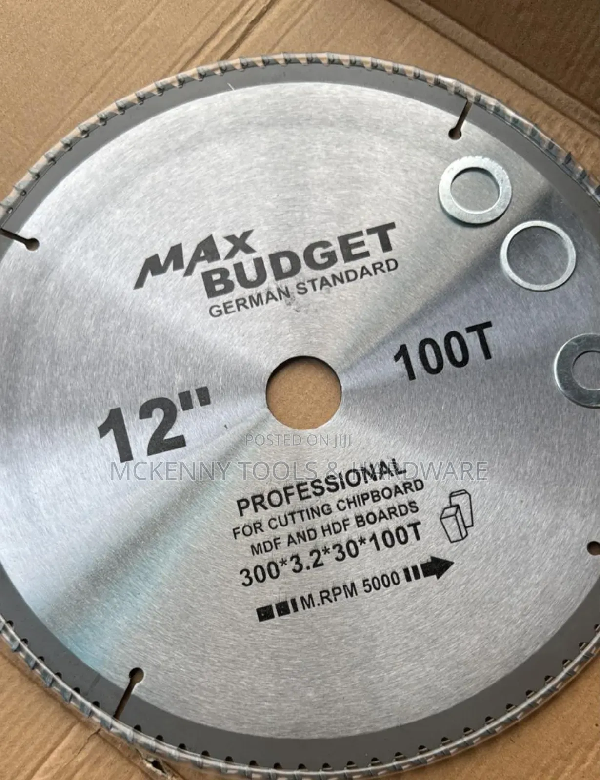 Max Budget German Standard" Circular Saw Blade, Specifically a 10"