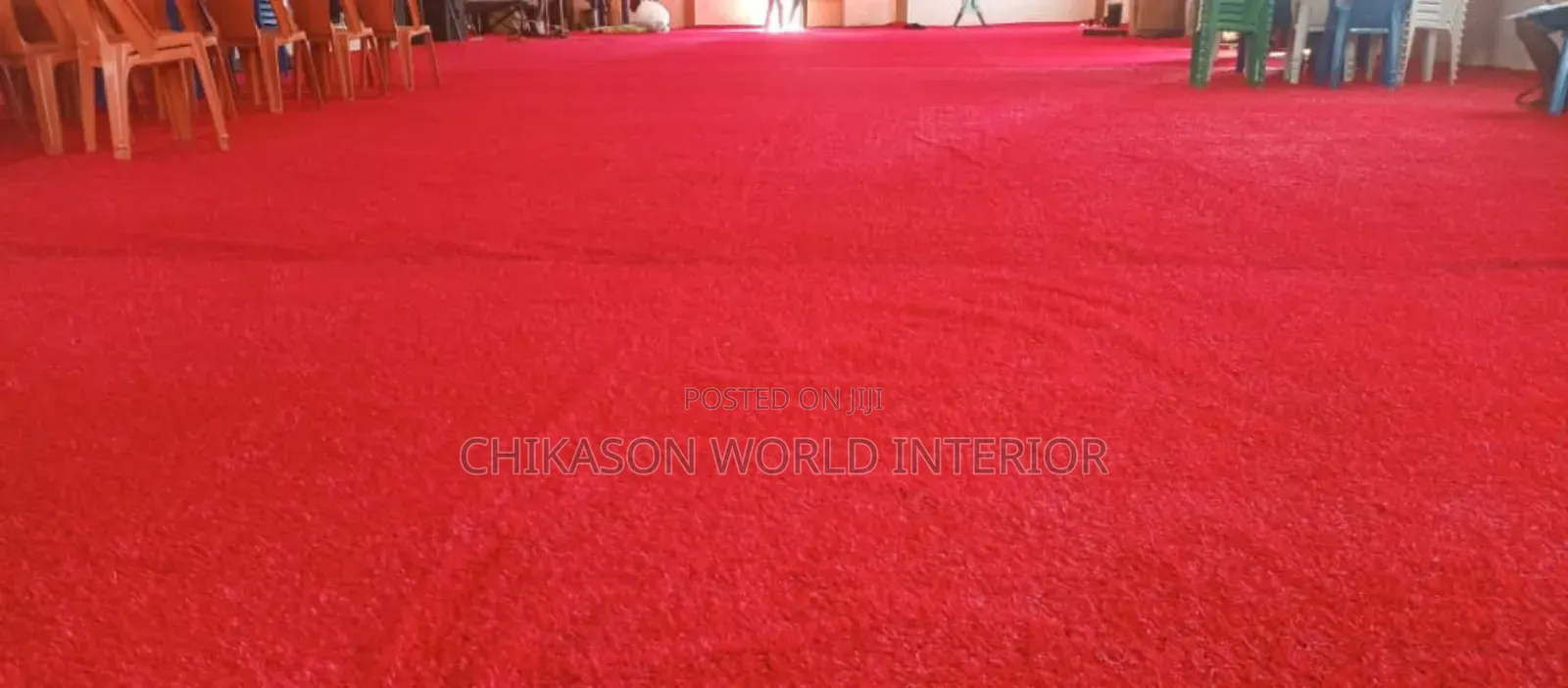Red Artificial Grass Turf