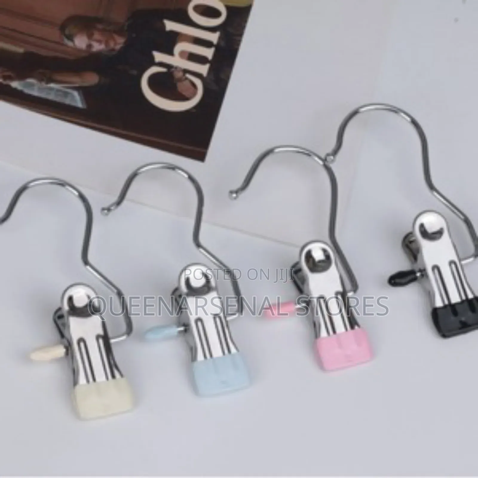 Stainless Steel Clip Hanger -- 10pcs