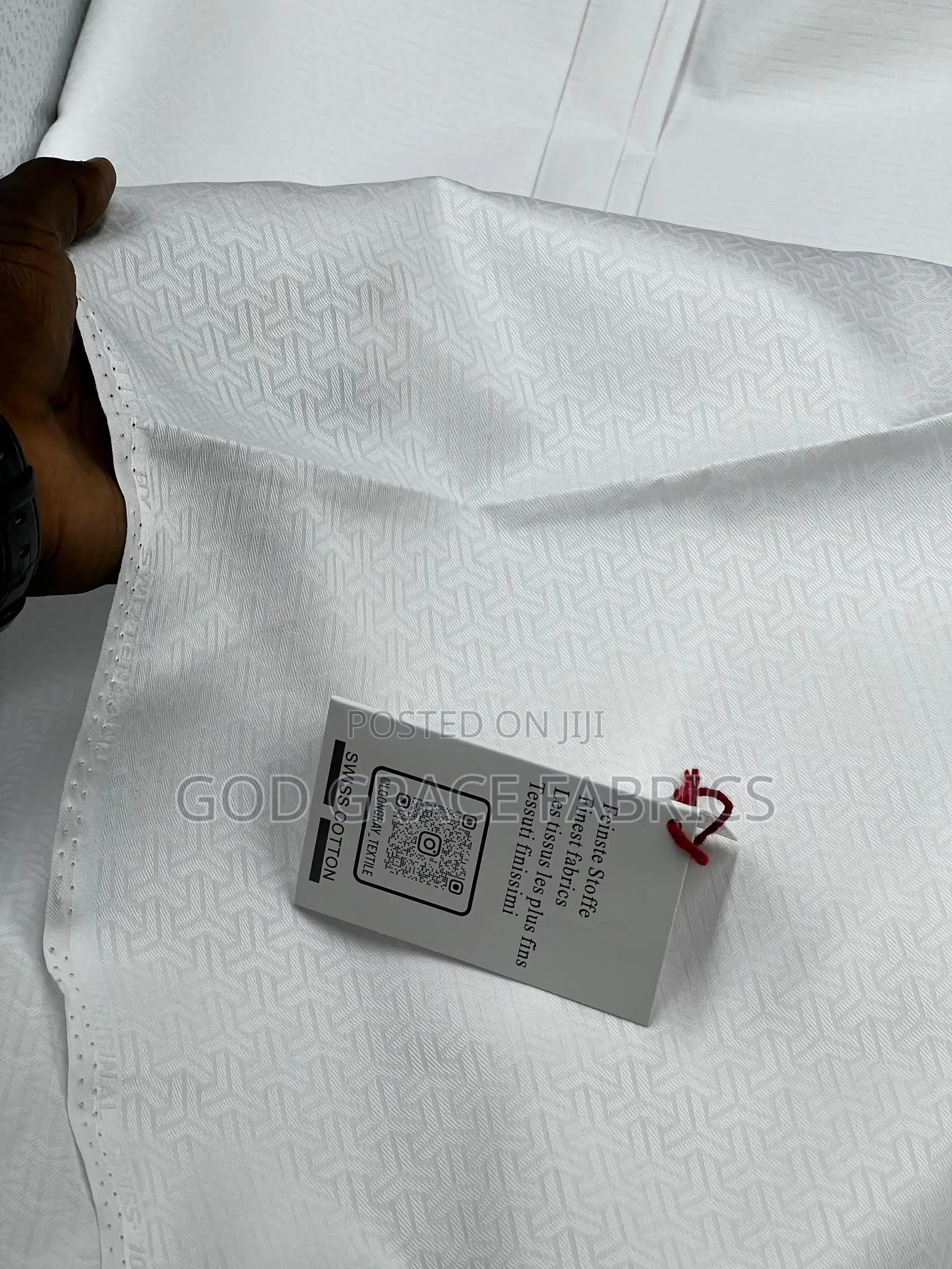 Damask Design Swiss Cotton Voile Fabric