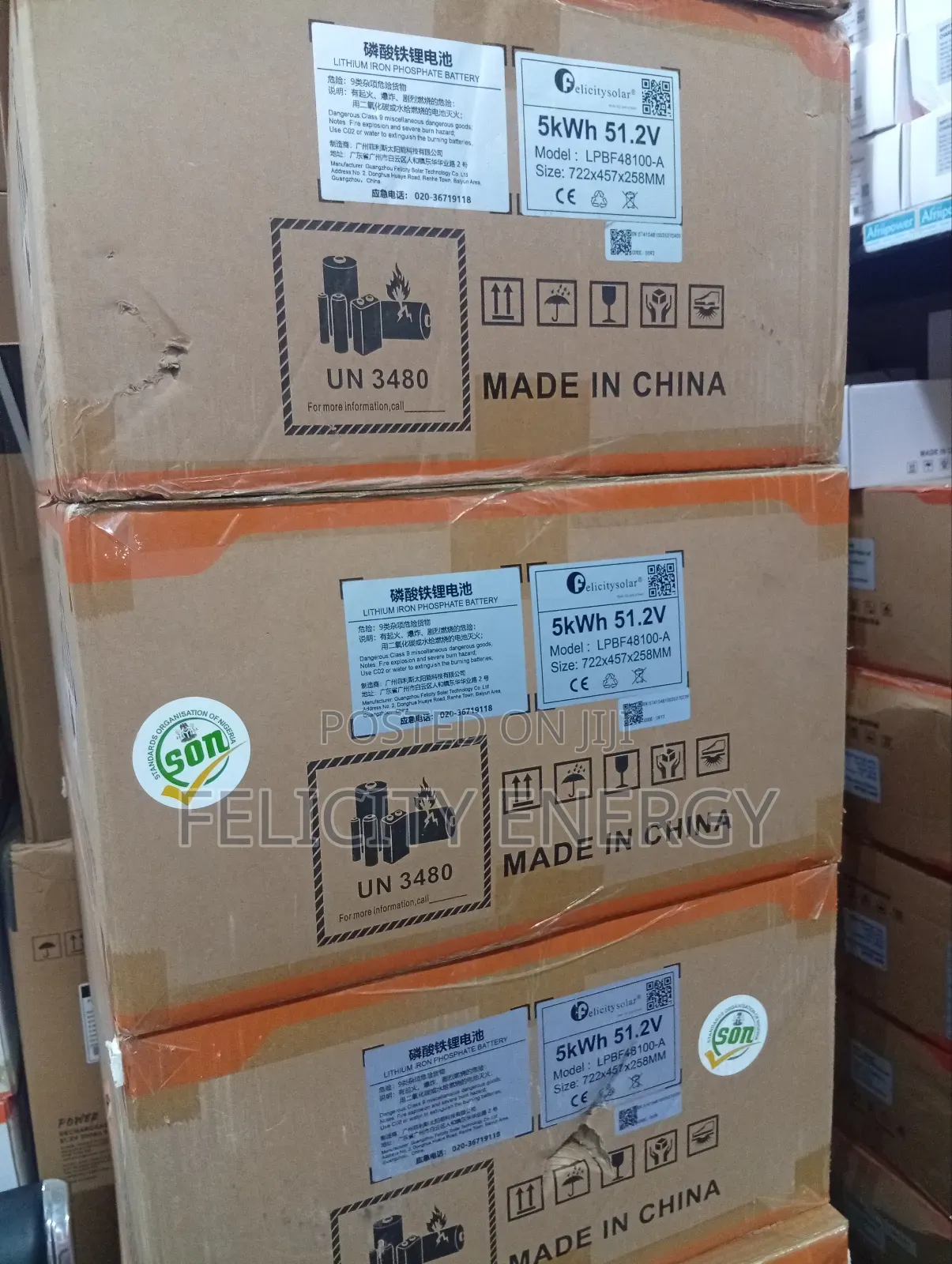 Felicity Lithium Battery 5kwh 24v/48v