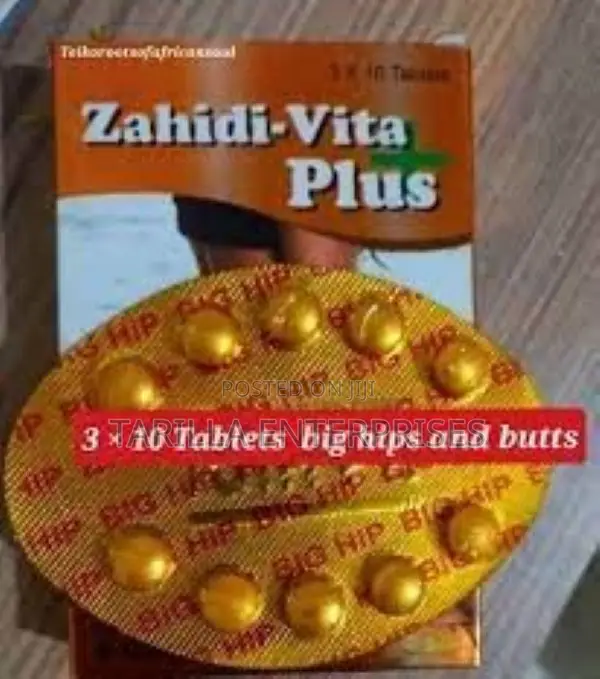 Zahidi-Vita Plus Captivating Big Buttocks/Hips Tabs - 30 Tablets