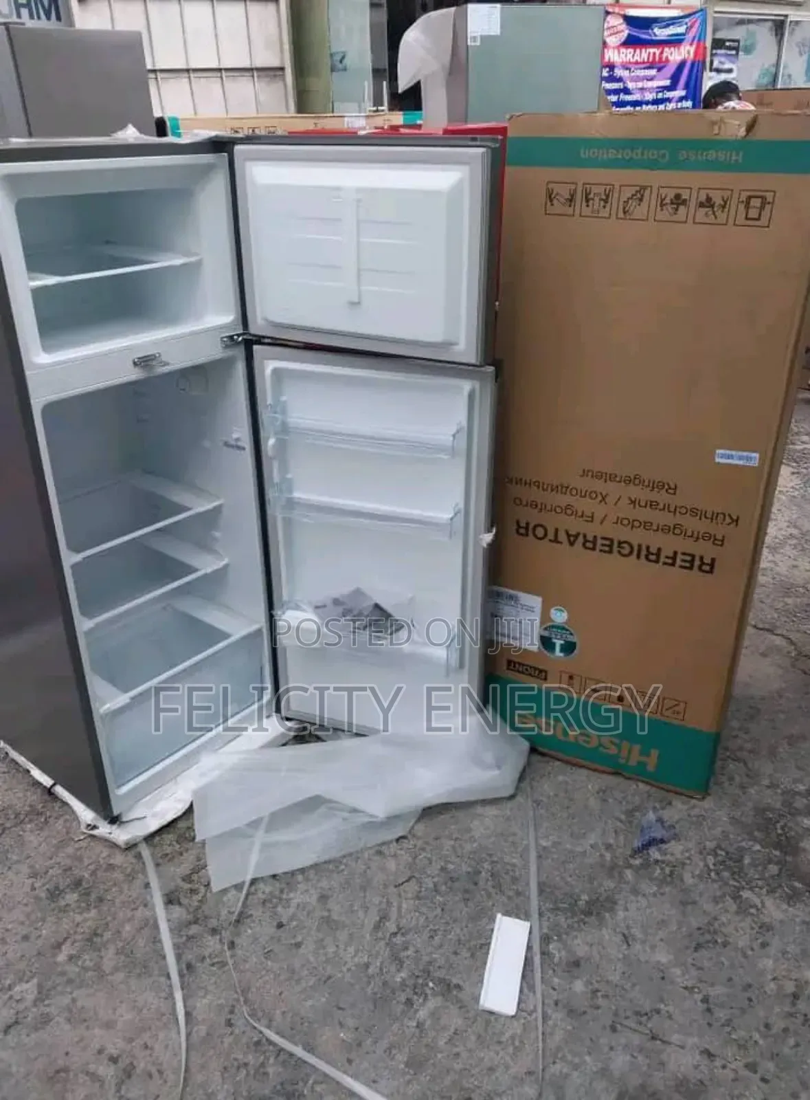 Hisense Solar Upright Freezer 300liters